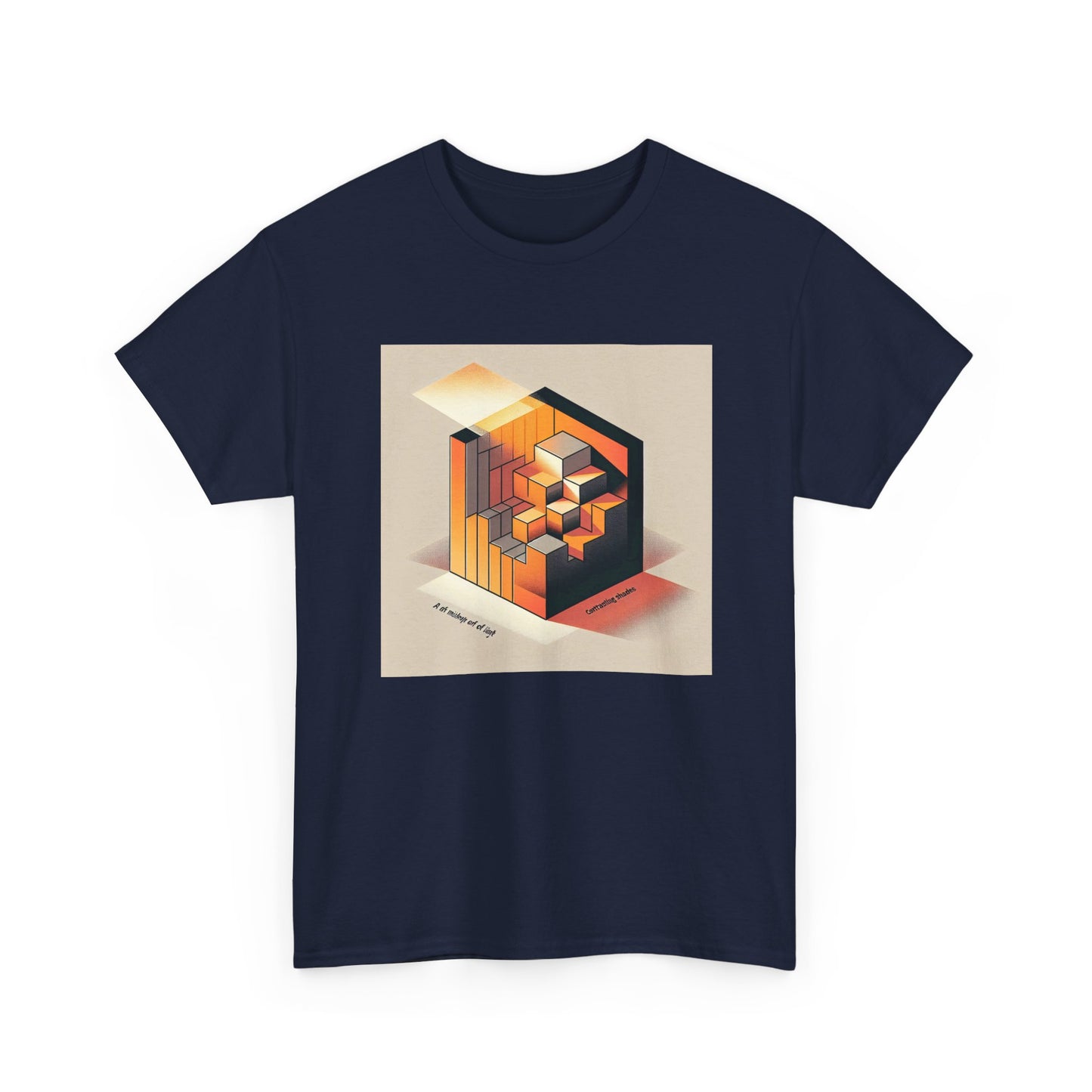 Step Up in Style: 3D Staircase Tee T-Shirt