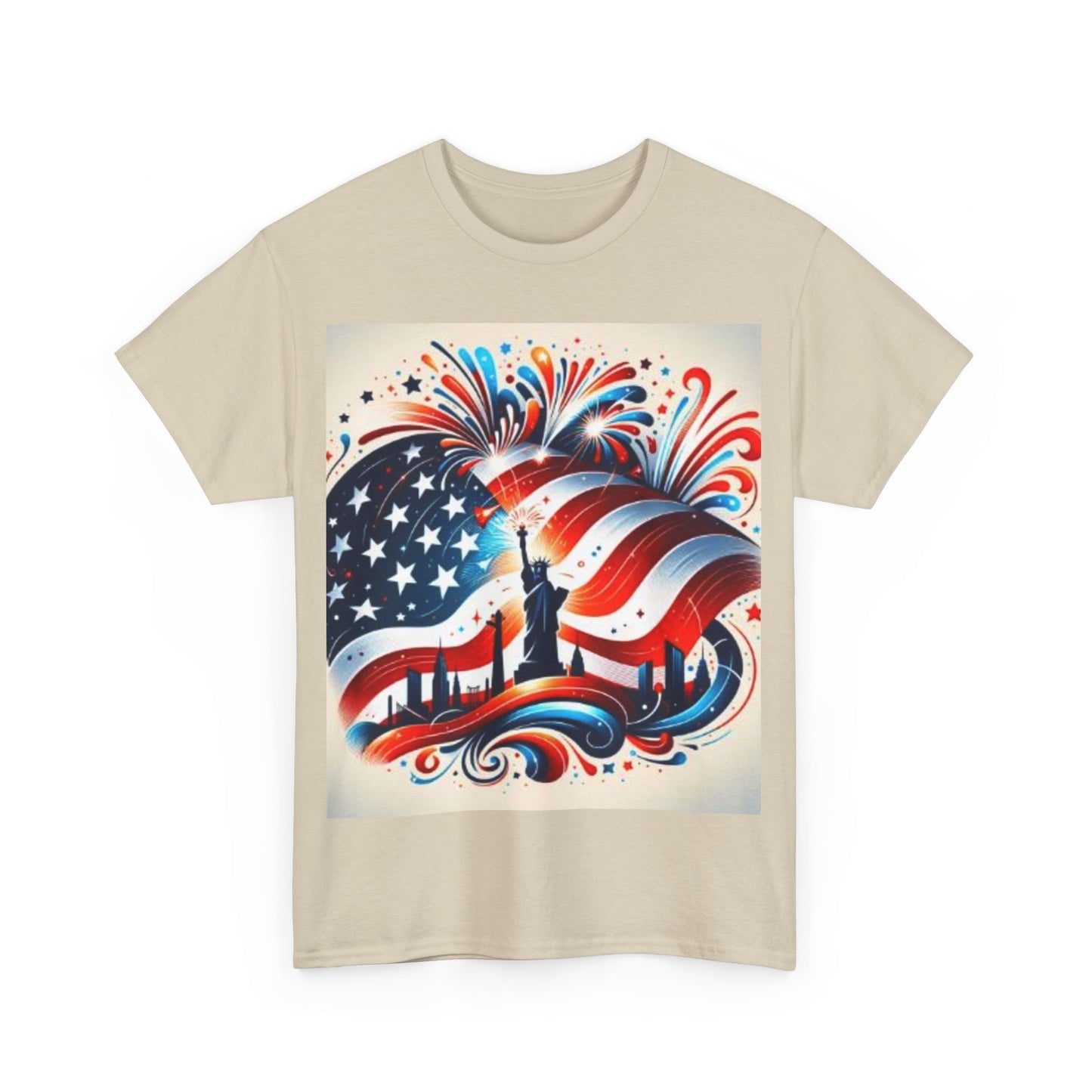 July 4th Design Unisex Heavy Cotton Tee