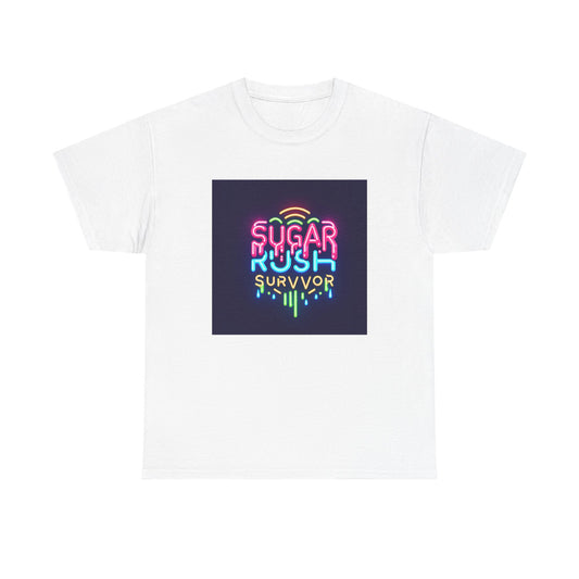 Neon Drip: Triumph of a Sugar Rush Survivor! T-Shirt