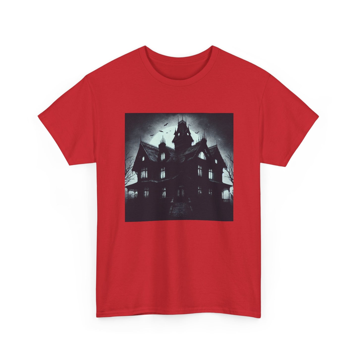 Haunted Glow: Eerie Lights in the Gloom T-Shirt