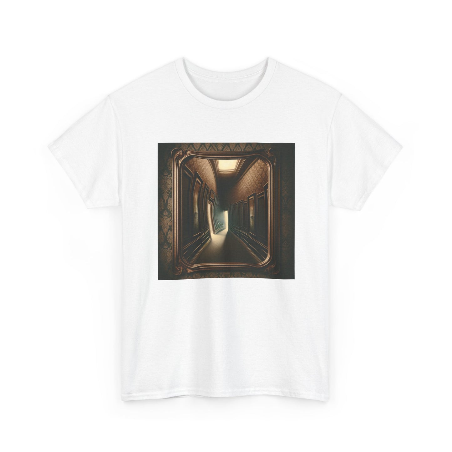 Echoes of Emptiness: Hallway Illusion Tee T-Shirt