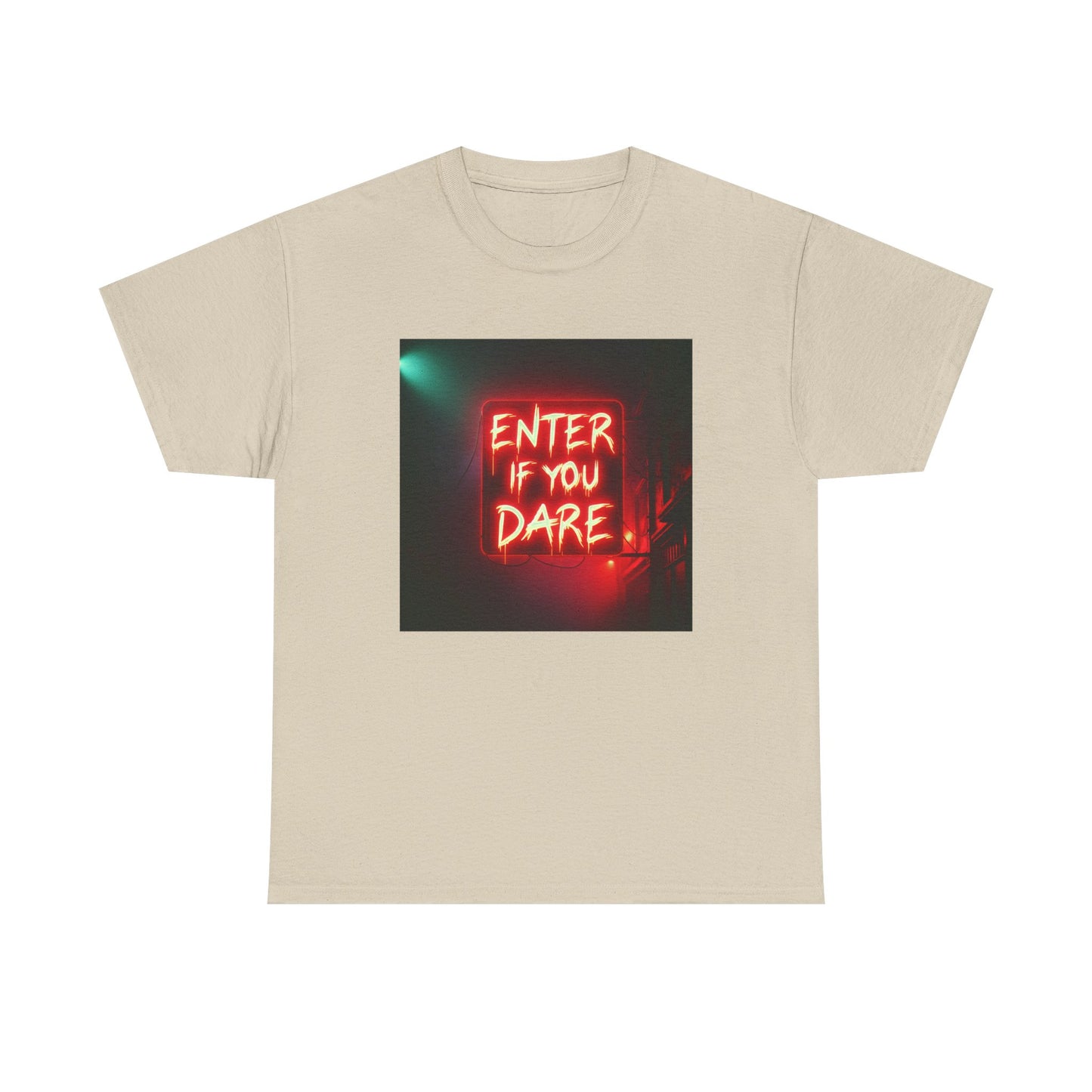 Dare to Enter: Neon Nightmare Awaits You T-Shirt