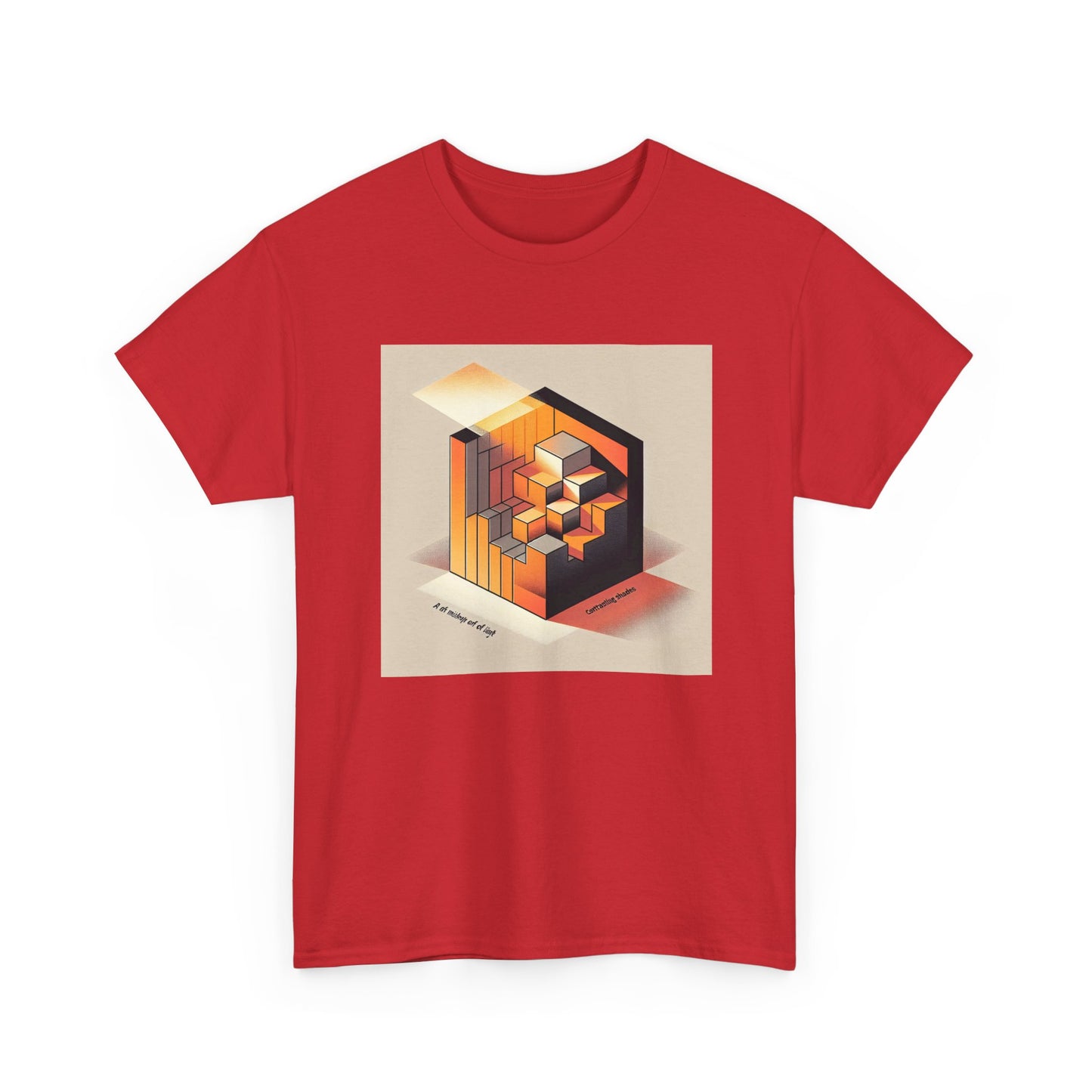 Step Up in Style: 3D Staircase Tee T-Shirt