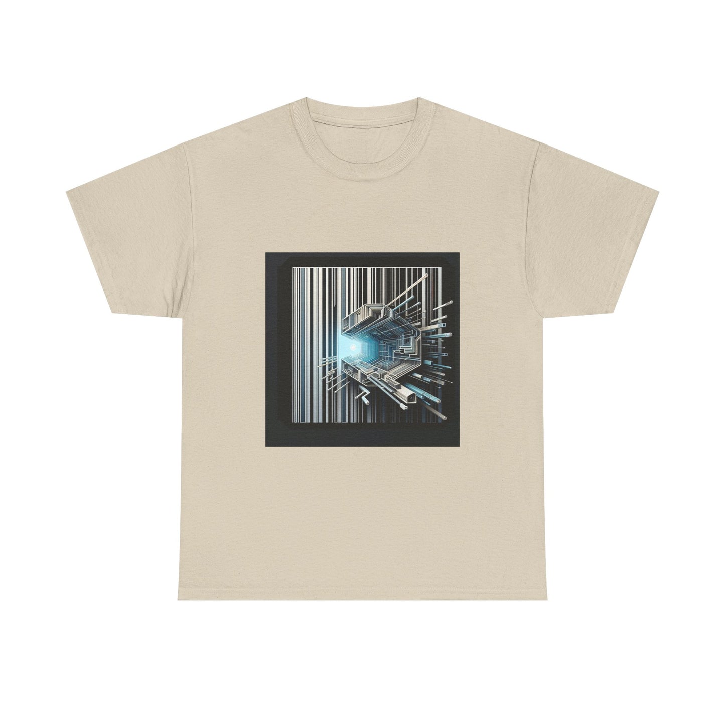 Decode the Future: Hidden Truth in Stripes T-Shirt