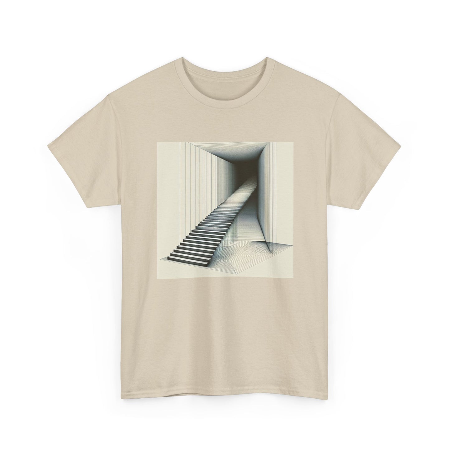Steps into Shadows: Vector Voyage in Darkness T-Shirt