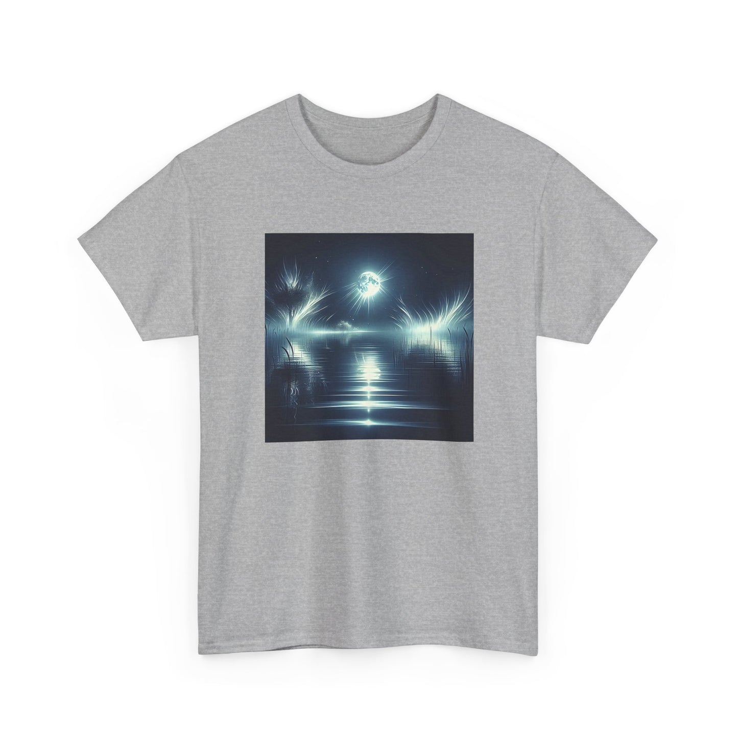 Ghostly Gleams: Moonlit Magic on Midnight Waves T-Shirt