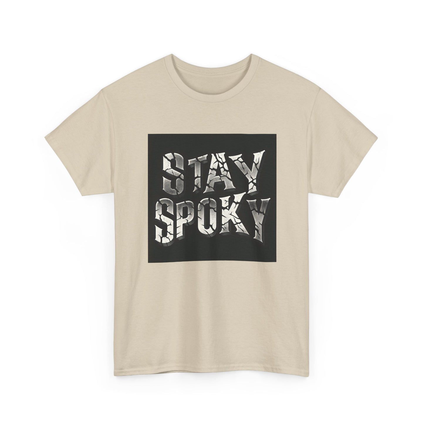 Stay Spooky: Cracked Stone Vibes in Style! T-Shirt