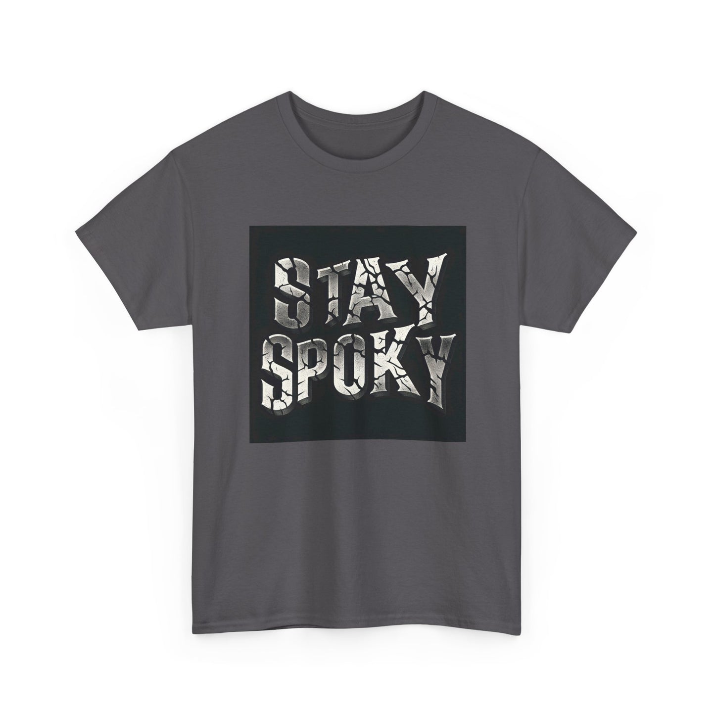 Stay Spooky: Cracked Stone Vibes in Style! T-Shirt