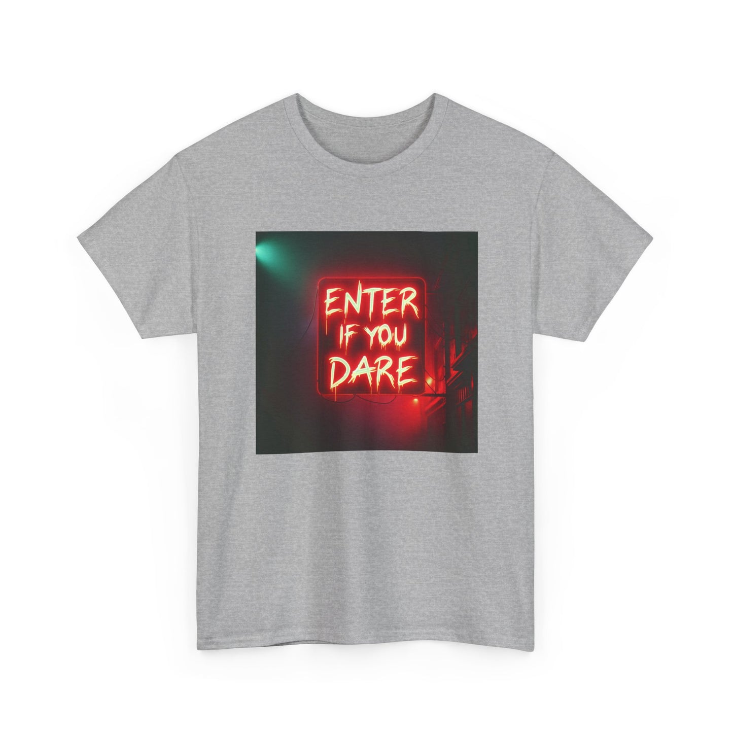 Dare to Enter: Neon Nightmare Awaits You T-Shirt
