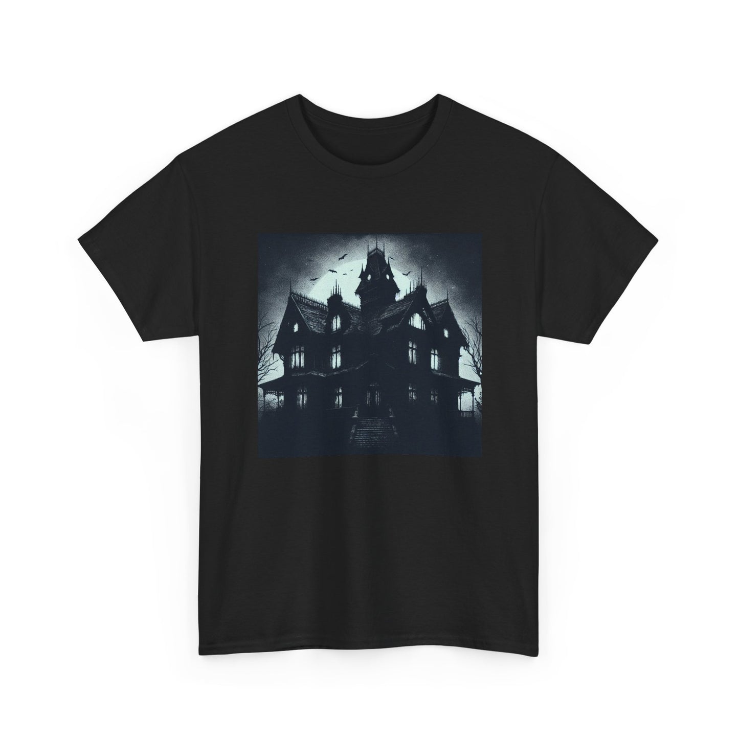 Haunted Glow: Eerie Lights in the Gloom T-Shirt