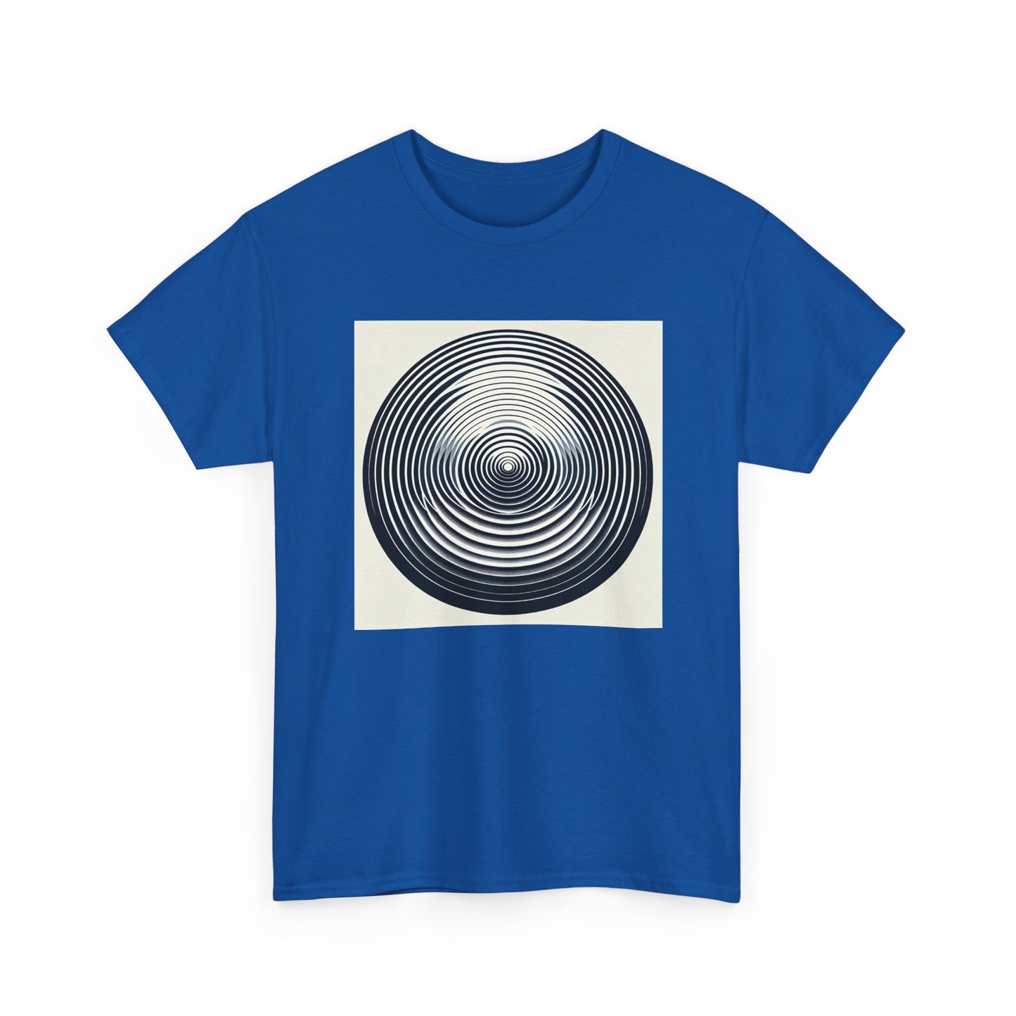 Depth Defying: Dive into the Concentric Illusion T-Shirt