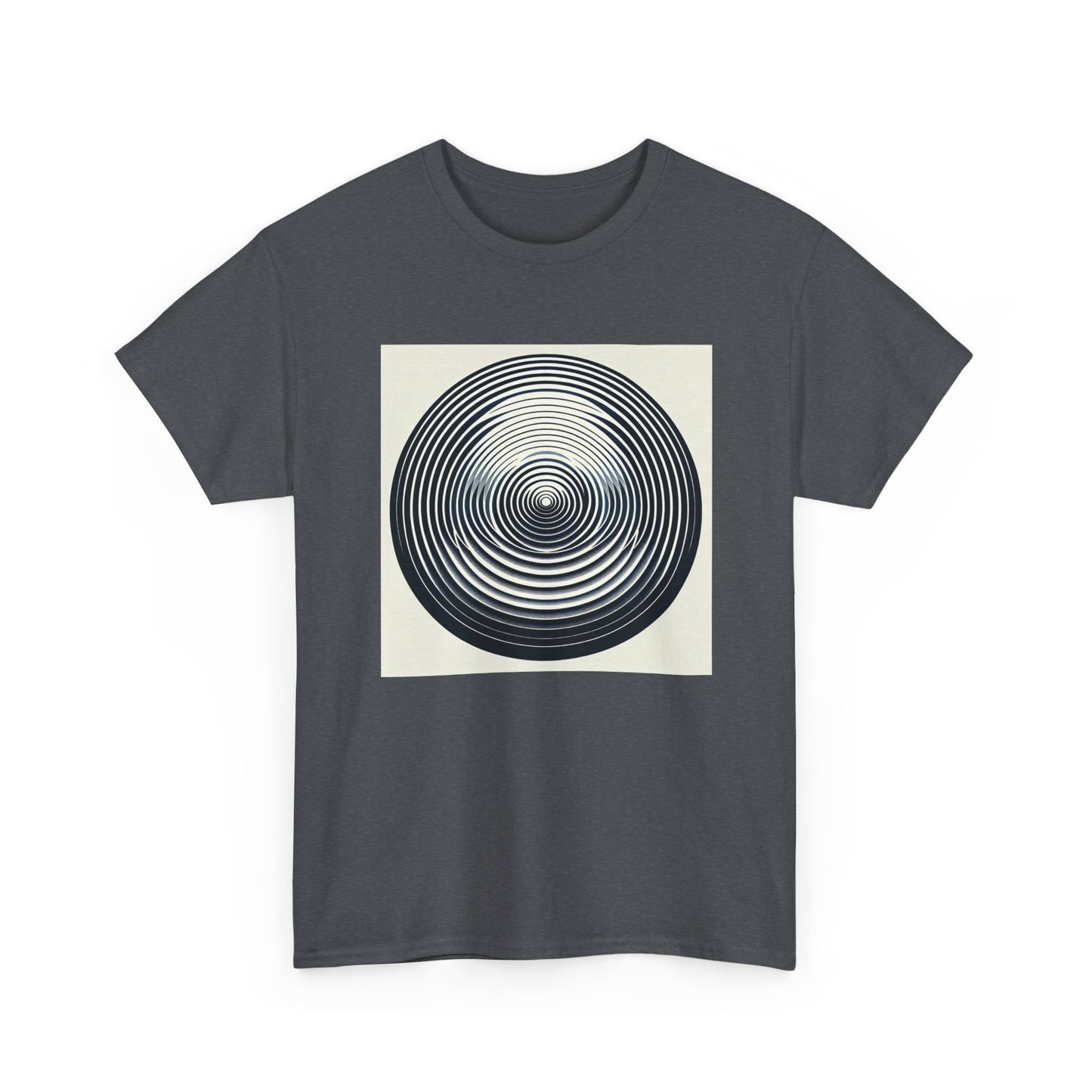 Depth Defying: Dive into the Concentric Illusion T-Shirt