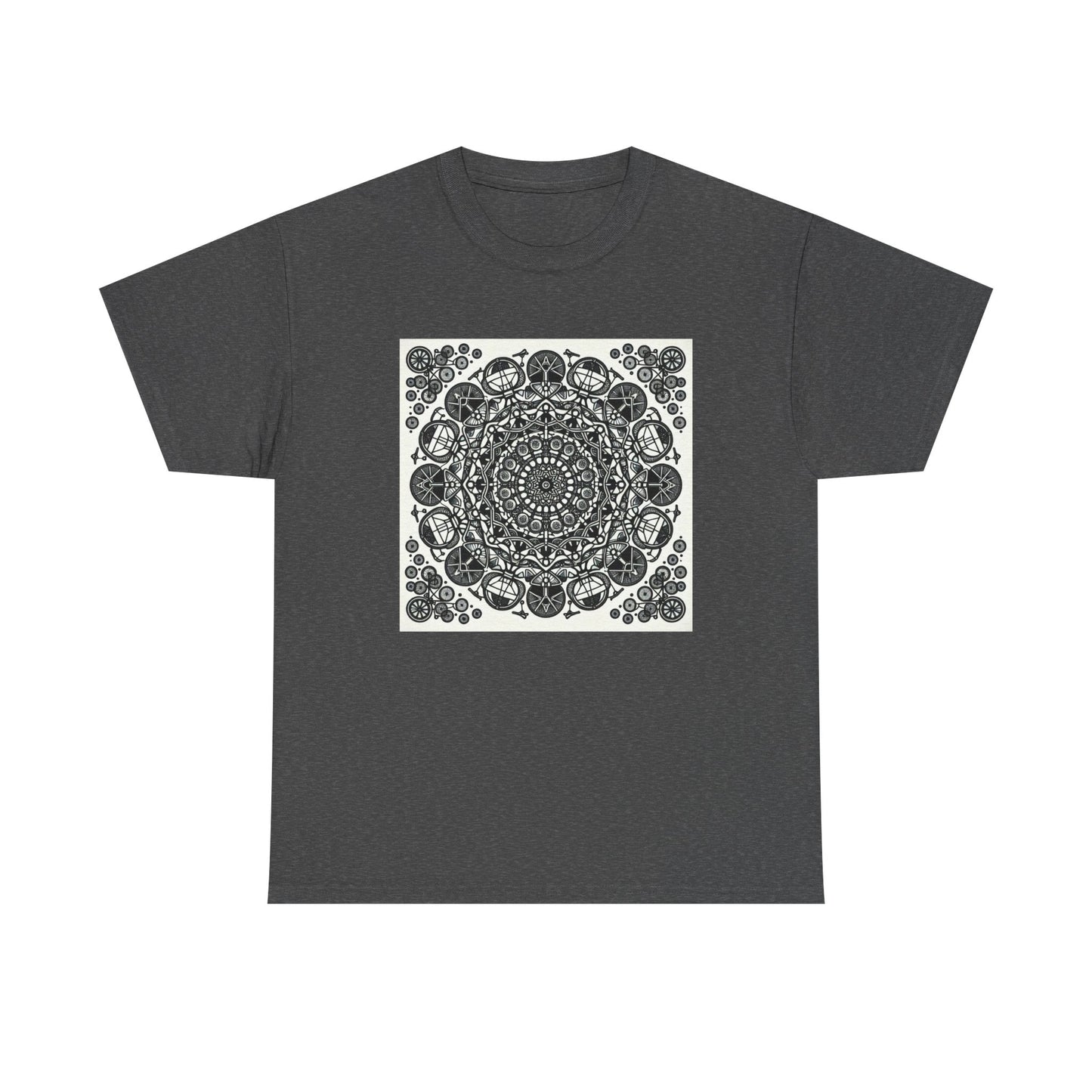 Pedal Patterns: Mandala Magic on Wheels T-Shirt