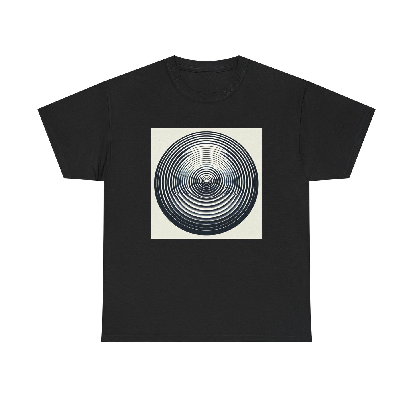 Depth Defying: Dive into the Concentric Illusion T-Shirt