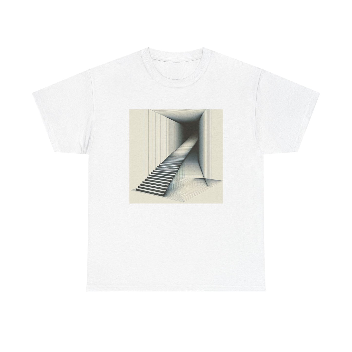 Steps into Shadows: Vector Voyage in Darkness T-Shirt