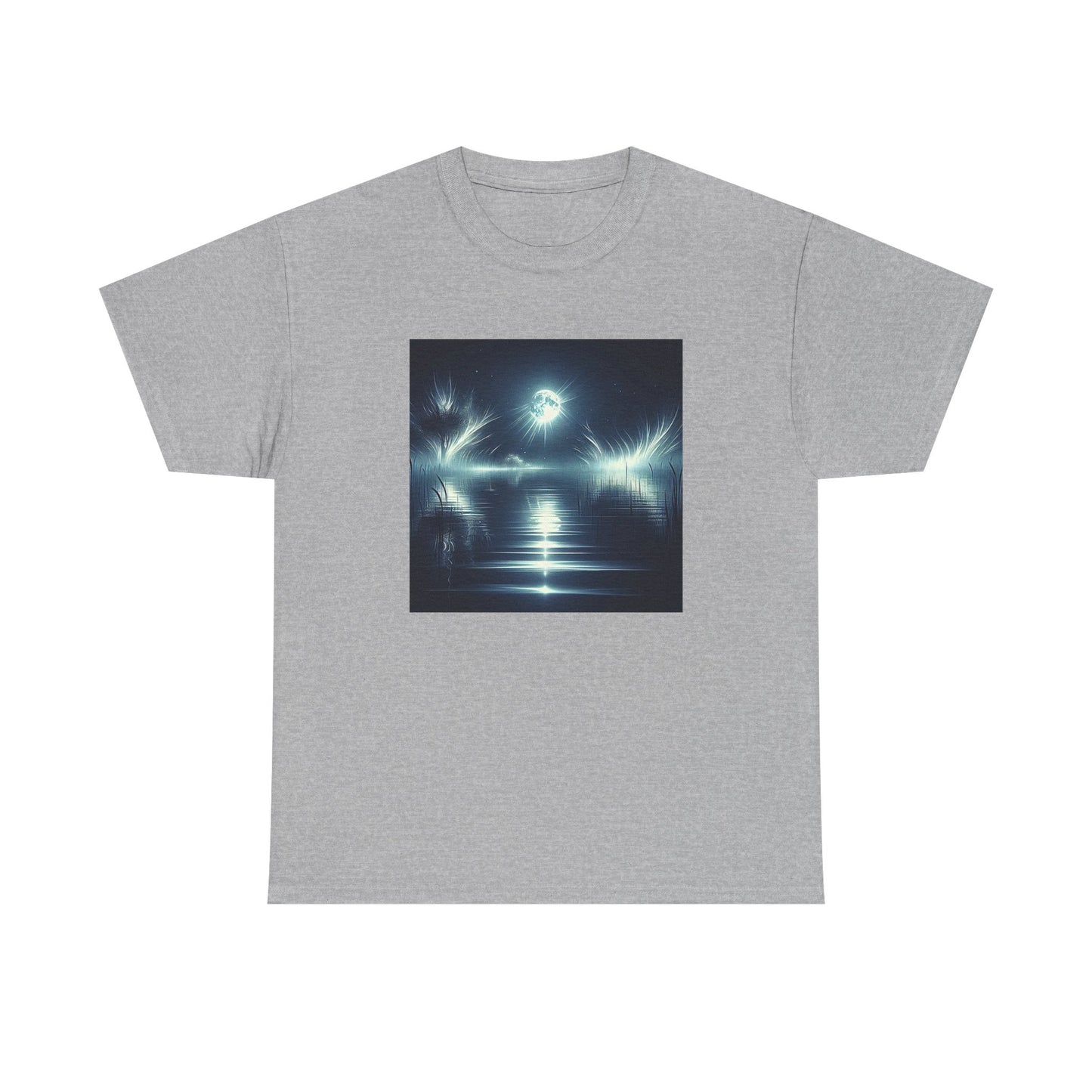 Ghostly Gleams: Moonlit Magic on Midnight Waves T-Shirt