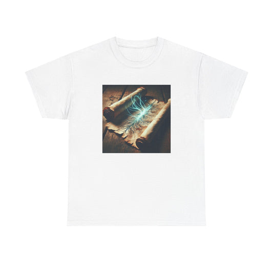 Unroll the Mystical Glow: Ancient Wisdom Unveiled T-Shirt