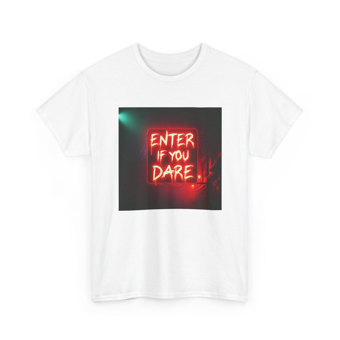 Dare to Enter: Neon Nightmare Awaits You T-Shirt