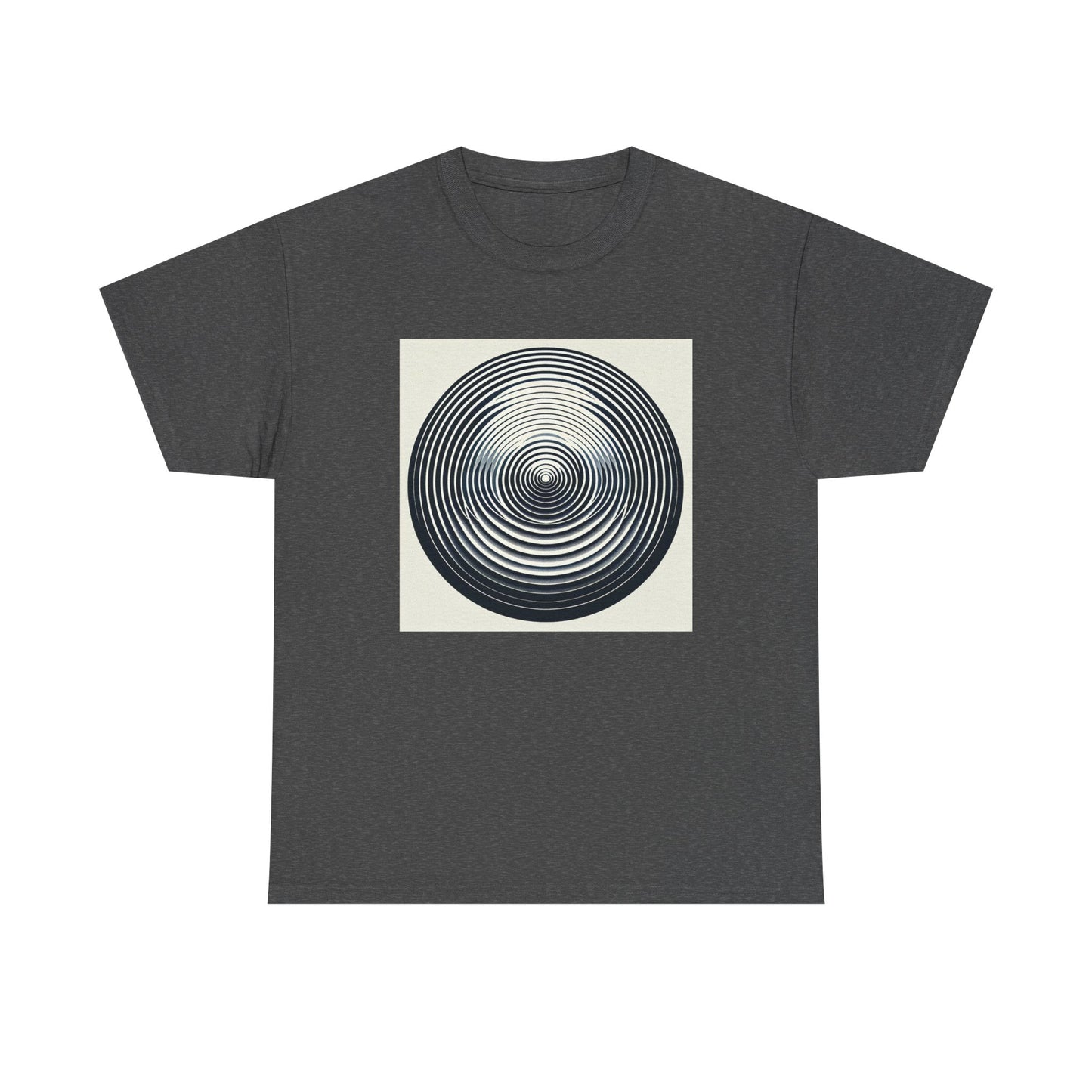 Depth Defying: Dive into the Concentric Illusion T-Shirt