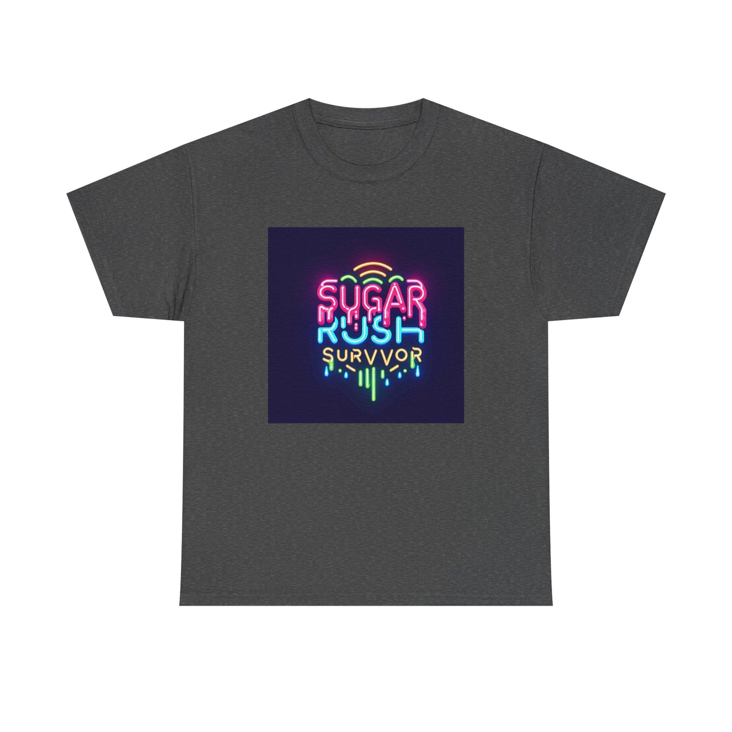 Neon Drip: Triumph of a Sugar Rush Survivor! T-Shirt
