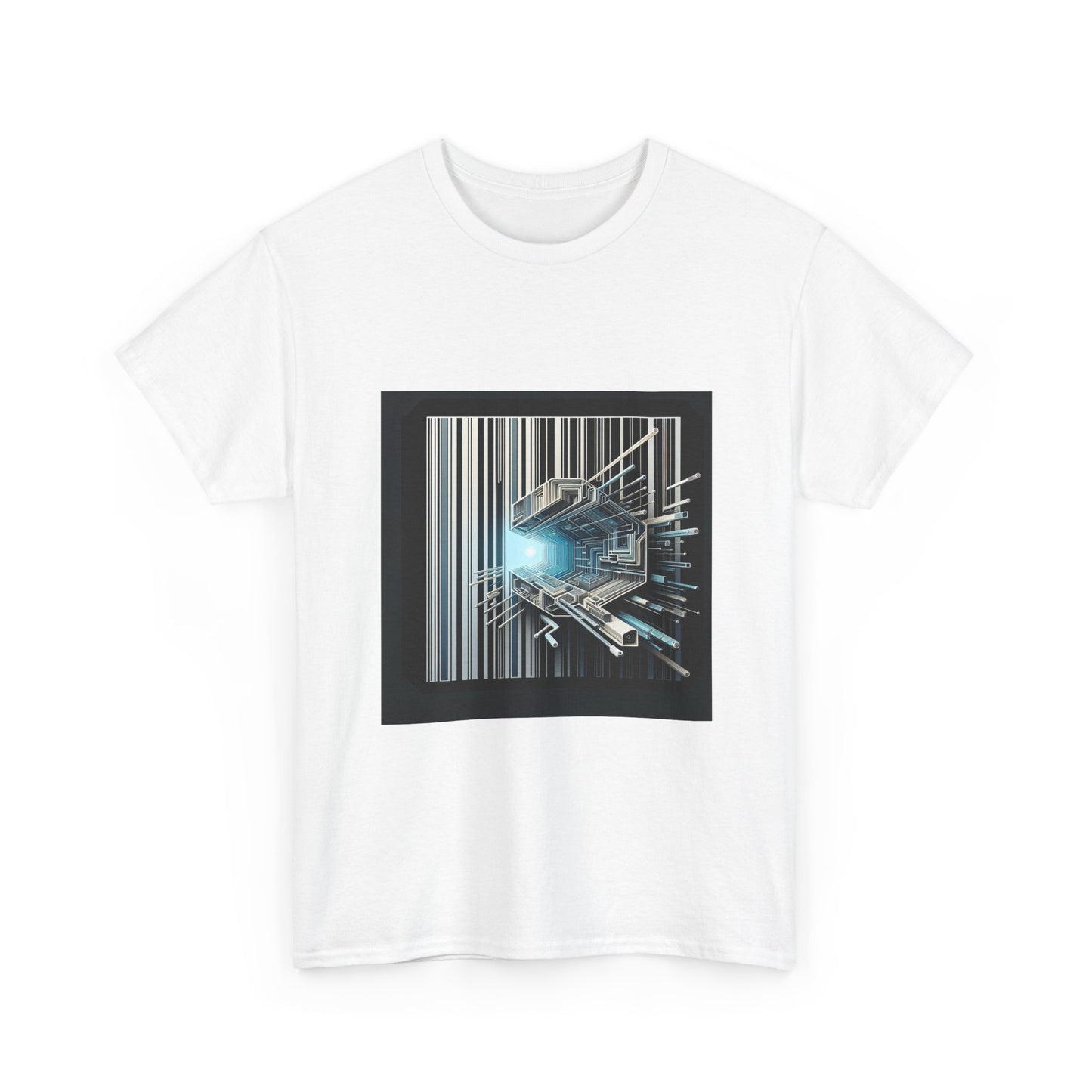 Decode the Future: Hidden Truth in Stripes T-Shirt