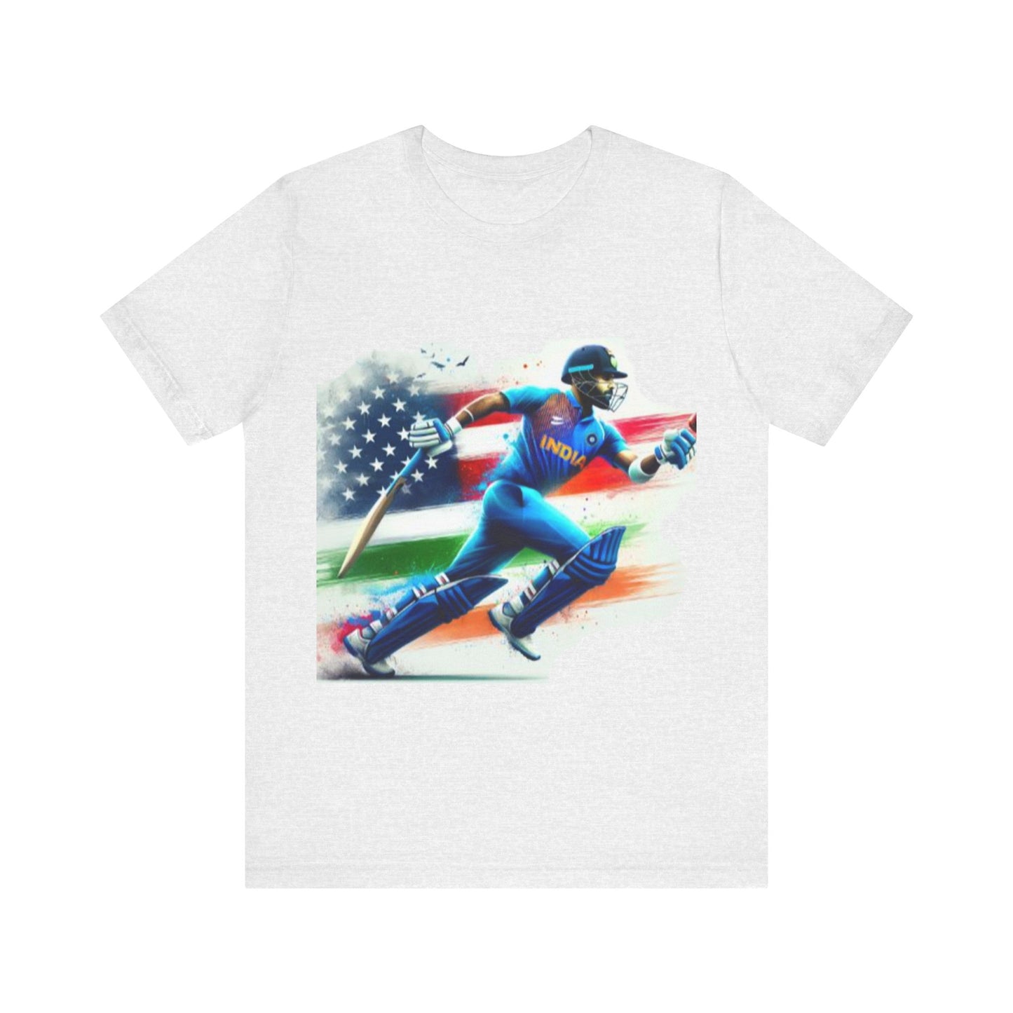 Cricket USA World Cup Indian Team Design Unisex Jersey Short Sleeve Tee