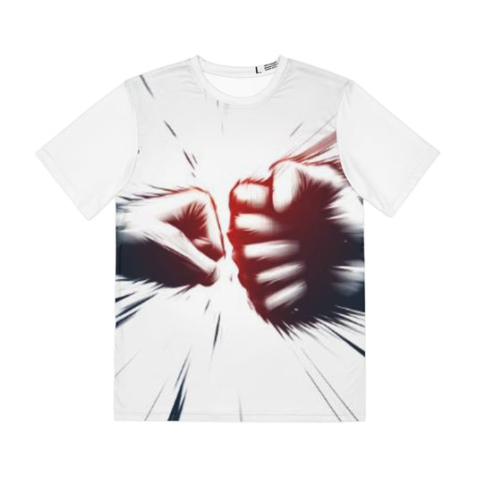 Punch Design Men's Polyester Tee (AOP)