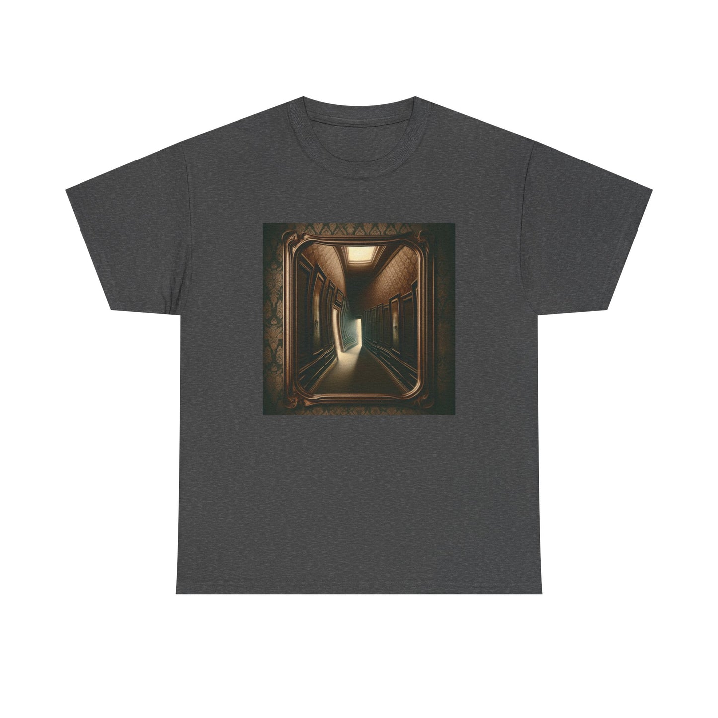Echoes of Emptiness: Hallway Illusion Tee T-Shirt