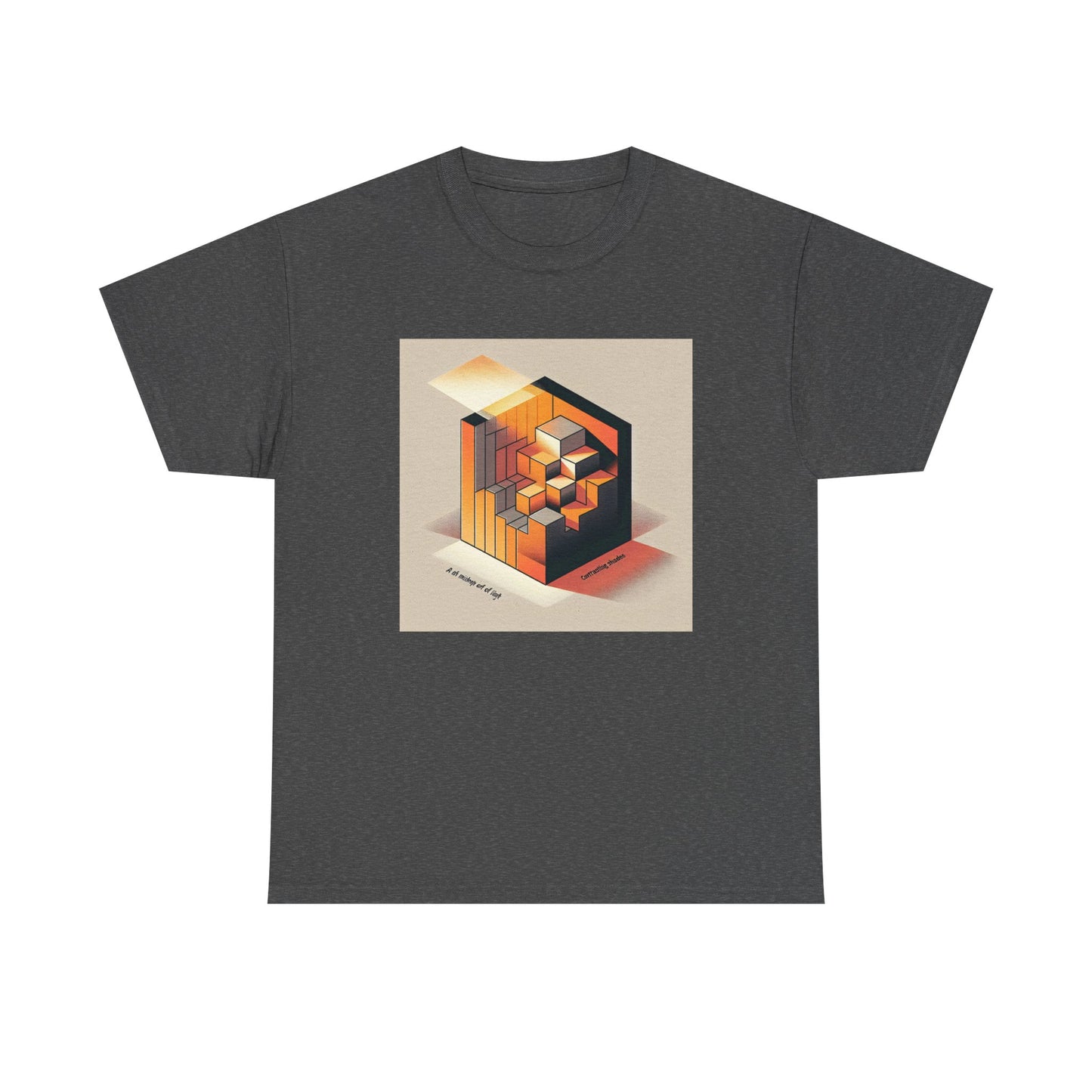Step Up in Style: 3D Staircase Tee T-Shirt