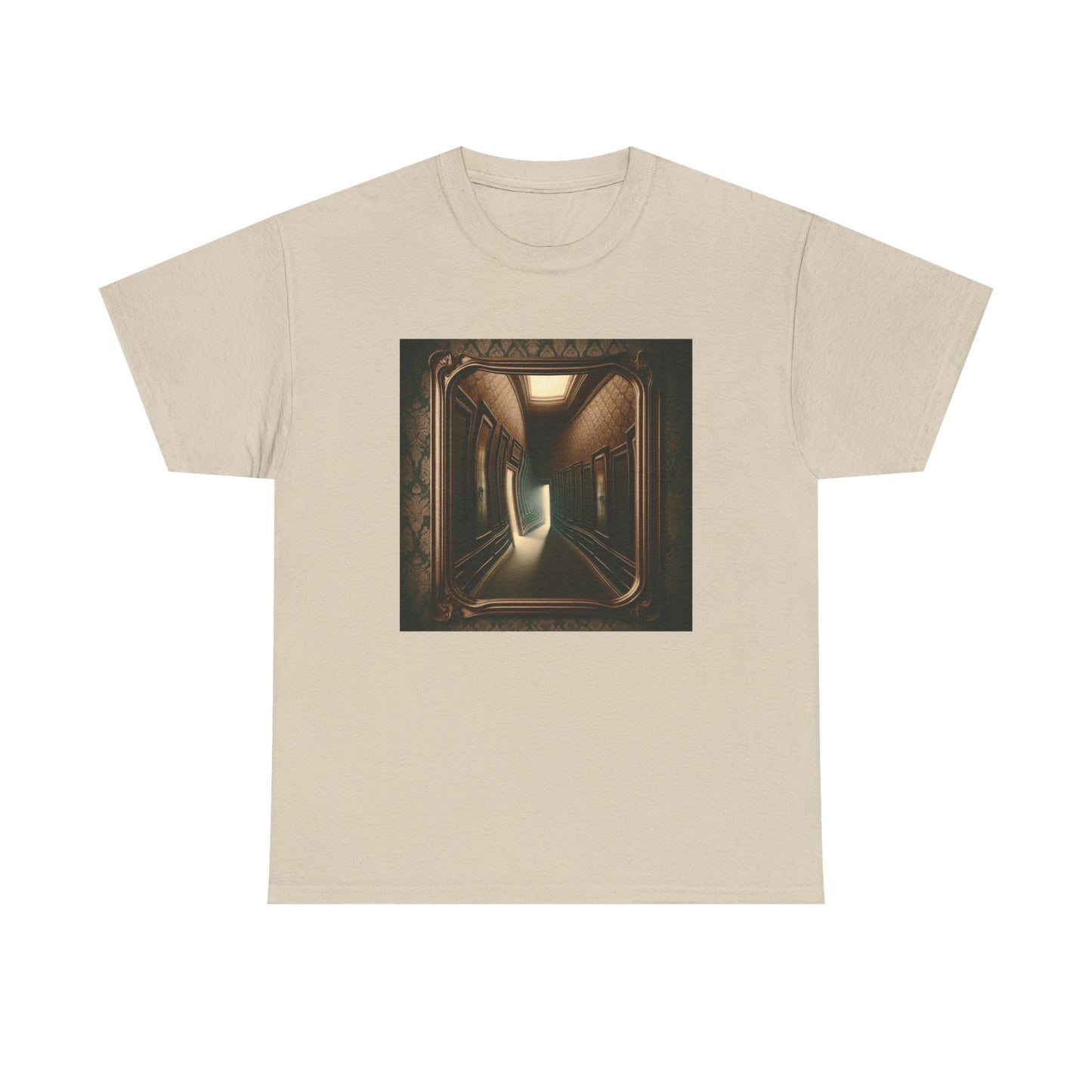 Echoes of Emptiness: Hallway Illusion Tee T-Shirt