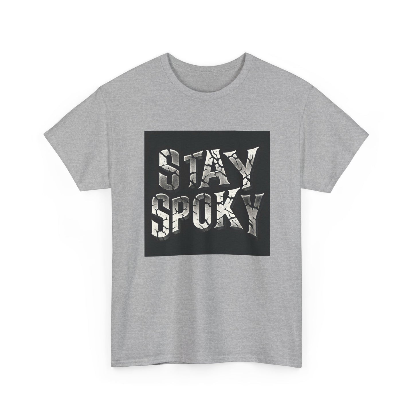 Stay Spooky: Cracked Stone Vibes in Style! T-Shirt