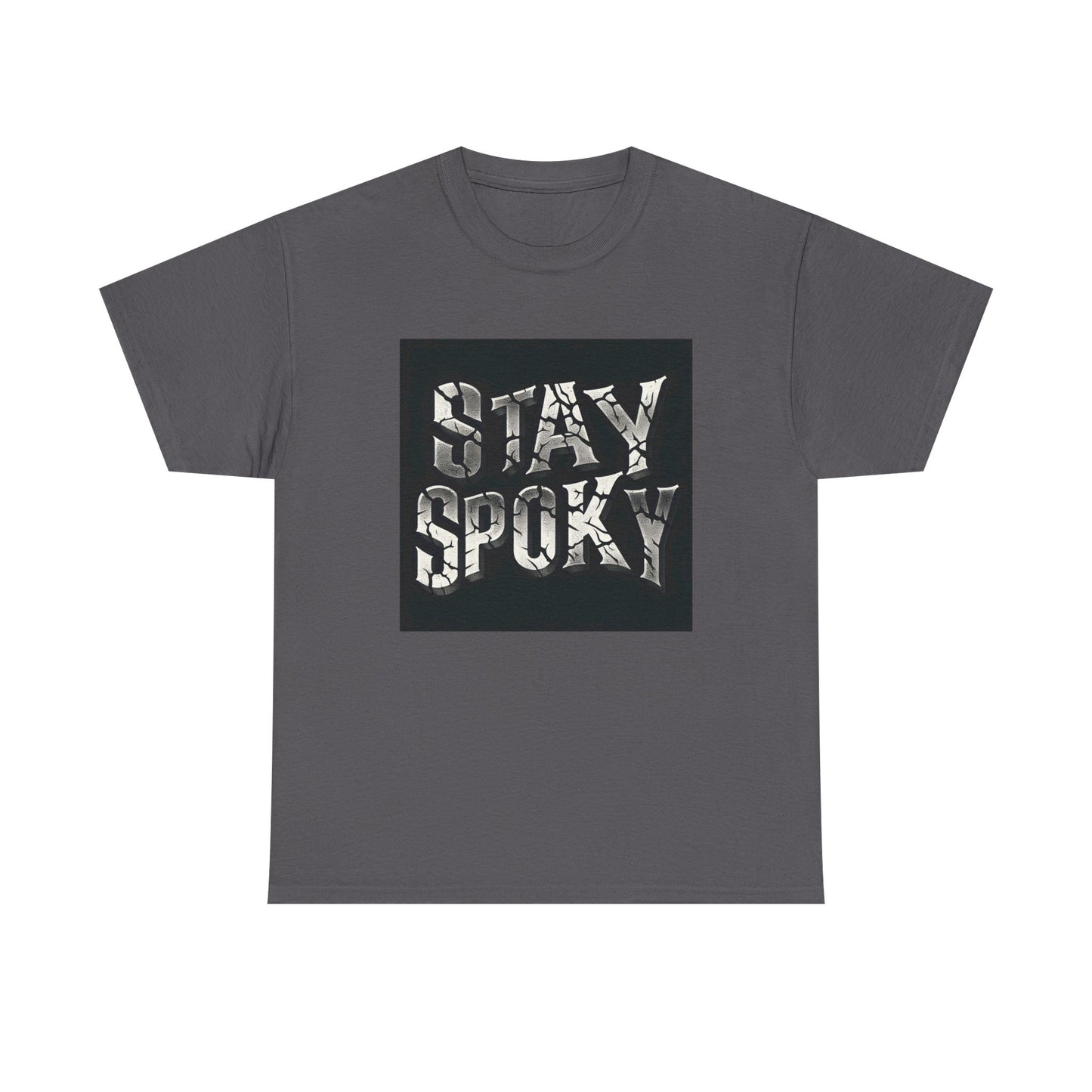 Stay Spooky: Cracked Stone Vibes in Style! T-Shirt