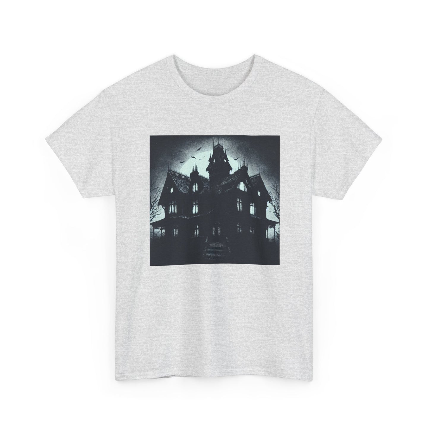 Haunted Glow: Eerie Lights in the Gloom T-Shirt