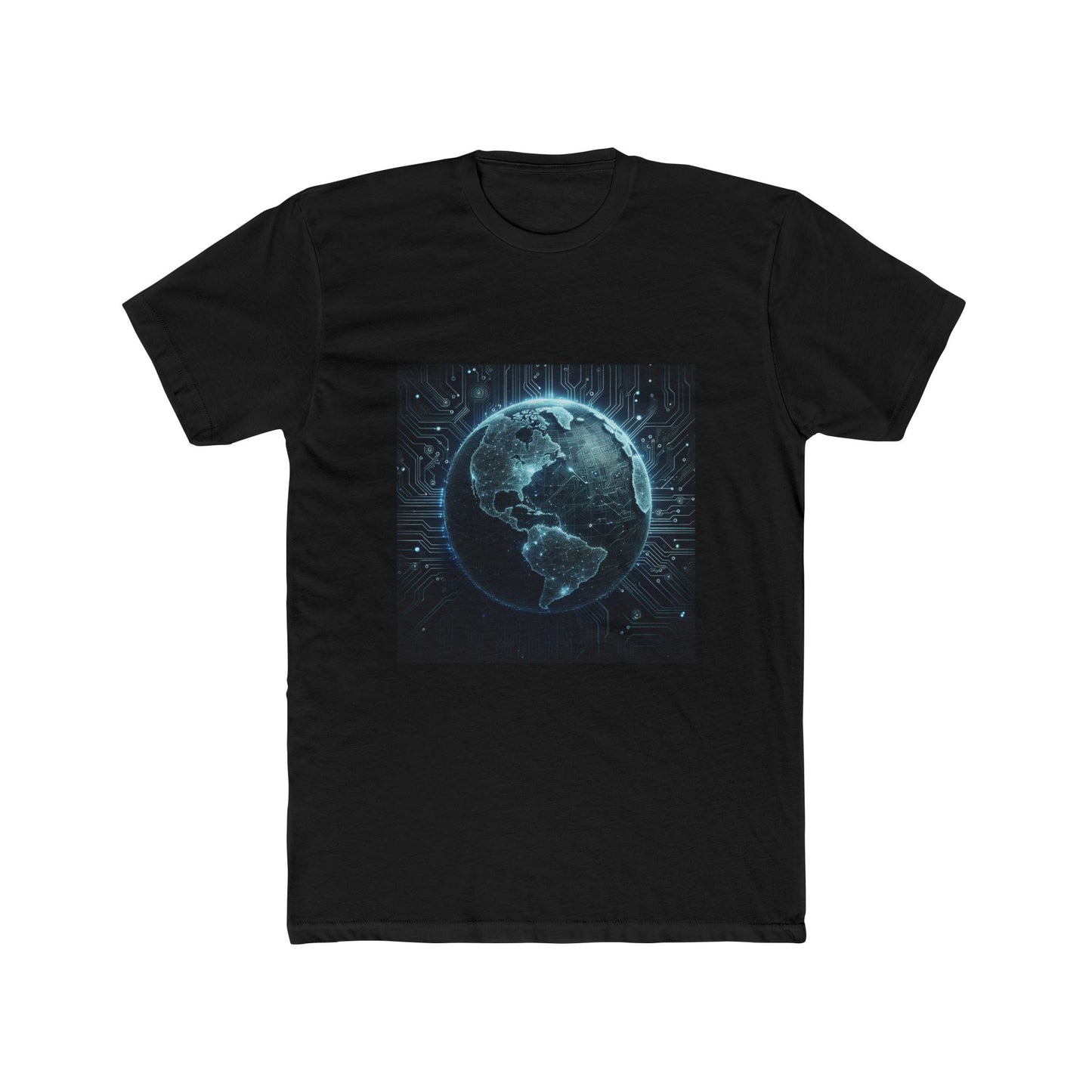 Global Circuit: Wear the World in Tech Lines T-Shirt