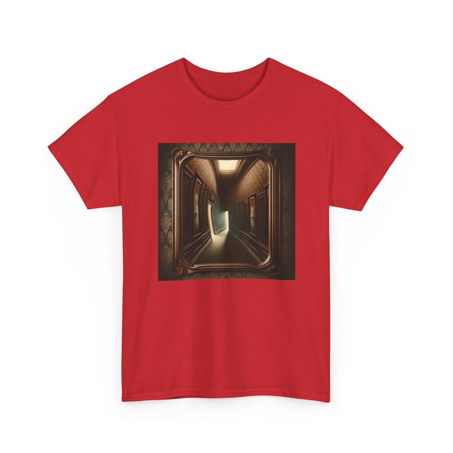 Echoes of Emptiness: Hallway Illusion Tee T-Shirt