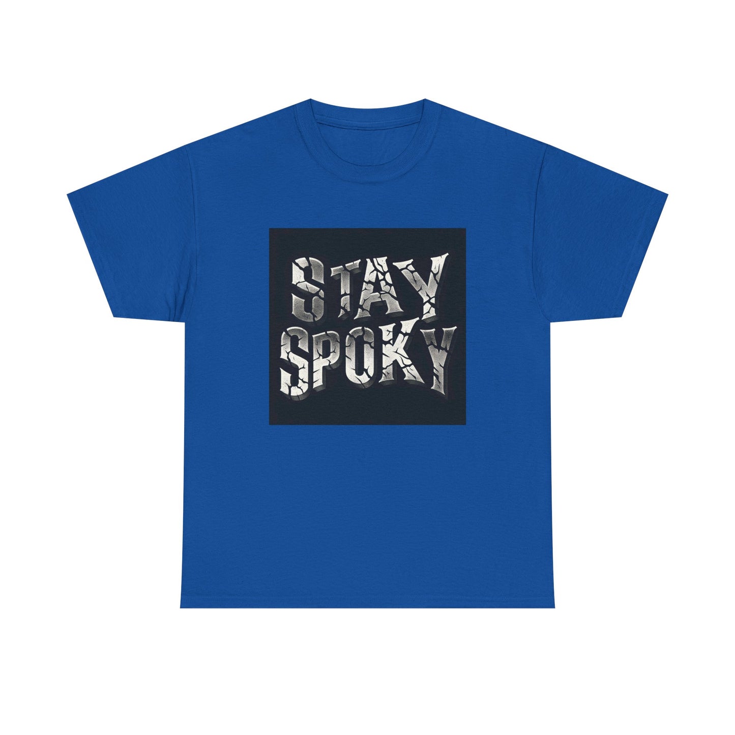 Stay Spooky: Cracked Stone Vibes in Style! T-Shirt