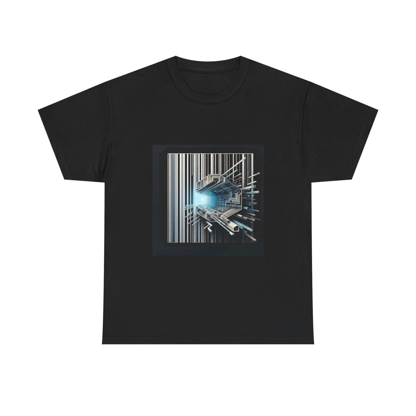 Decode the Future: Hidden Truth in Stripes T-Shirt