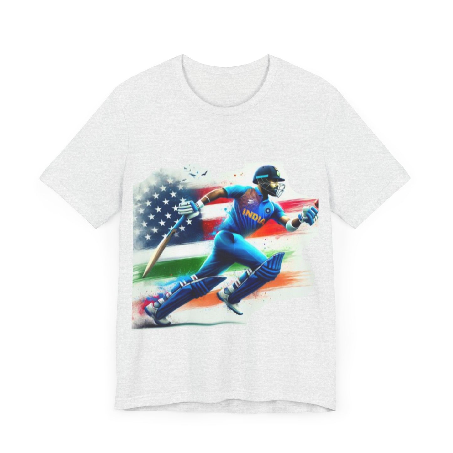 Cricket USA World Cup Indian Team Design Unisex Jersey Short Sleeve Tee