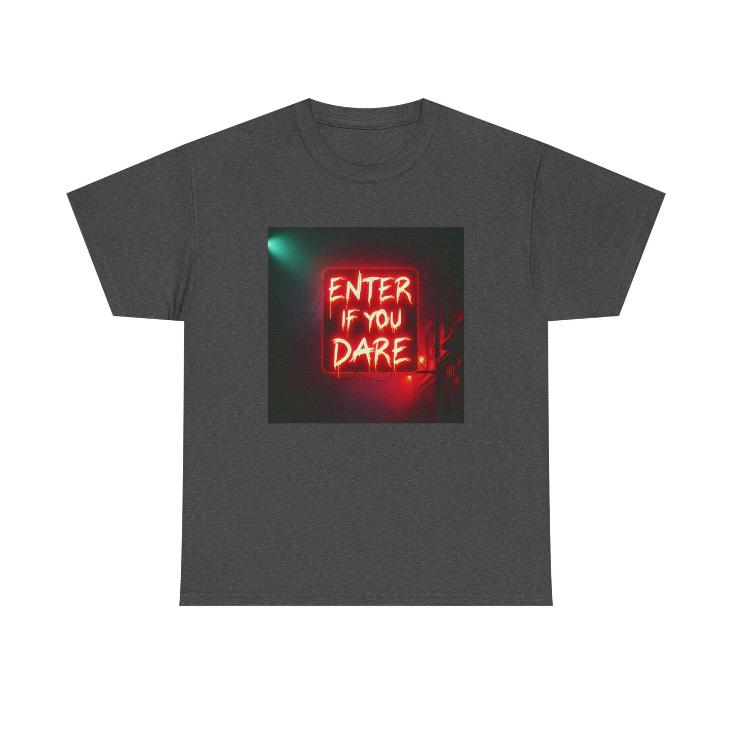 Dare to Enter: Neon Nightmare Awaits You T-Shirt