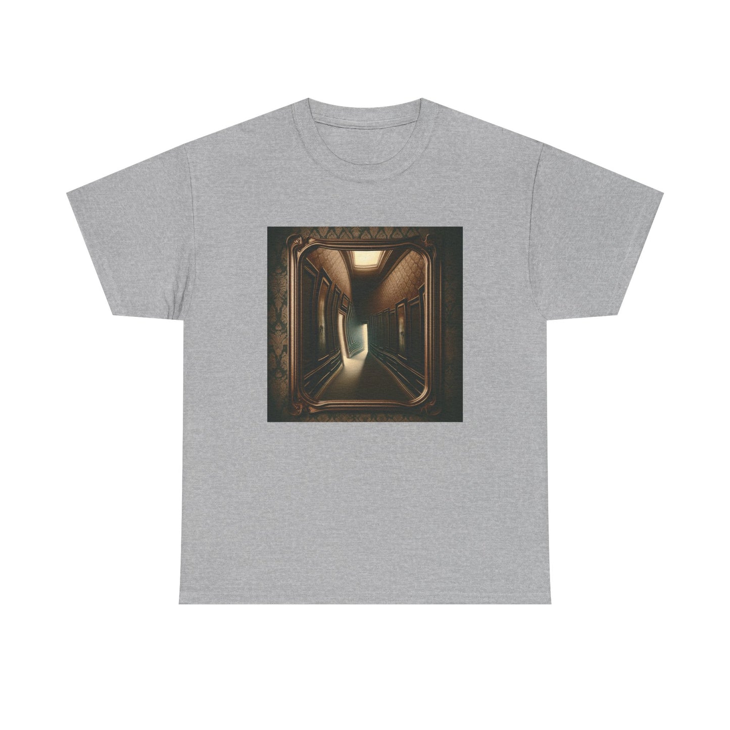 Echoes of Emptiness: Hallway Illusion Tee T-Shirt