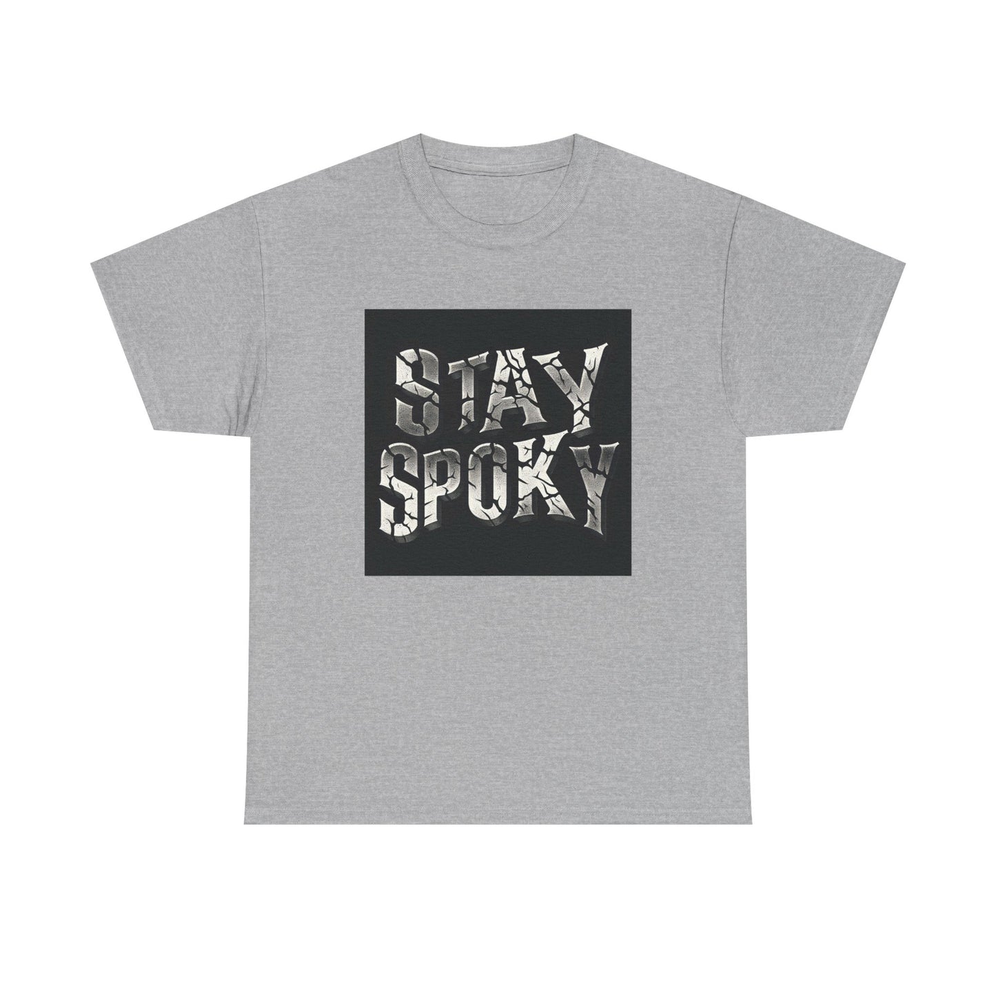 Stay Spooky: Cracked Stone Vibes in Style! T-Shirt