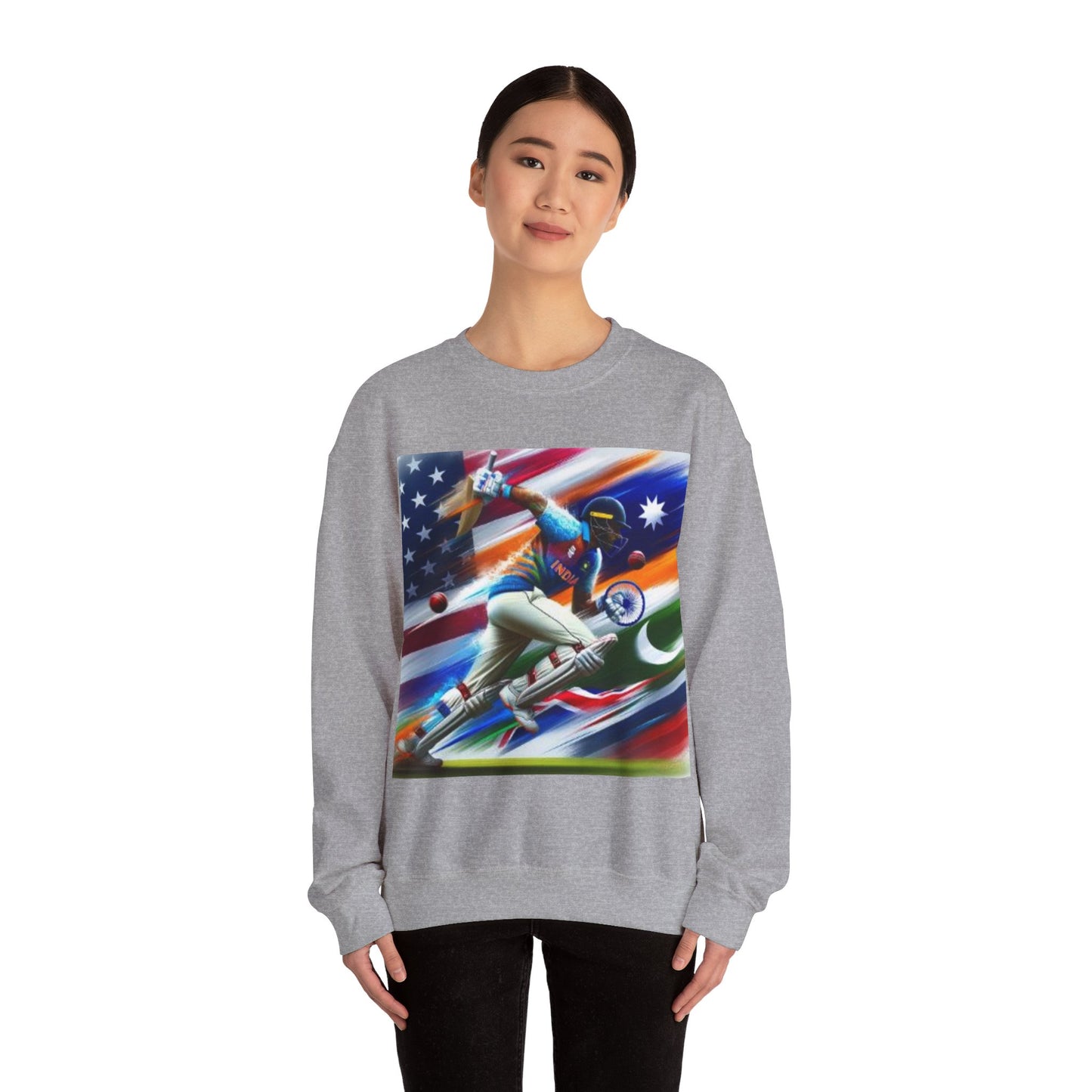 Cricket World Cup 2024 USA Unisex Heavy Blend™ Crewneck Sweatshirt