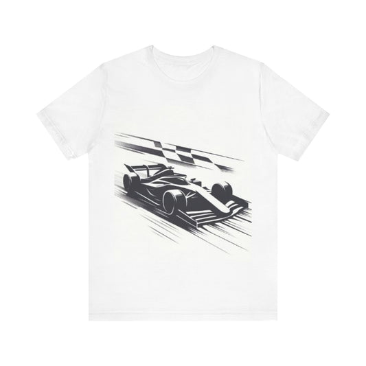 Car Racing Design Unisex Jersey Short Sleeve Tee