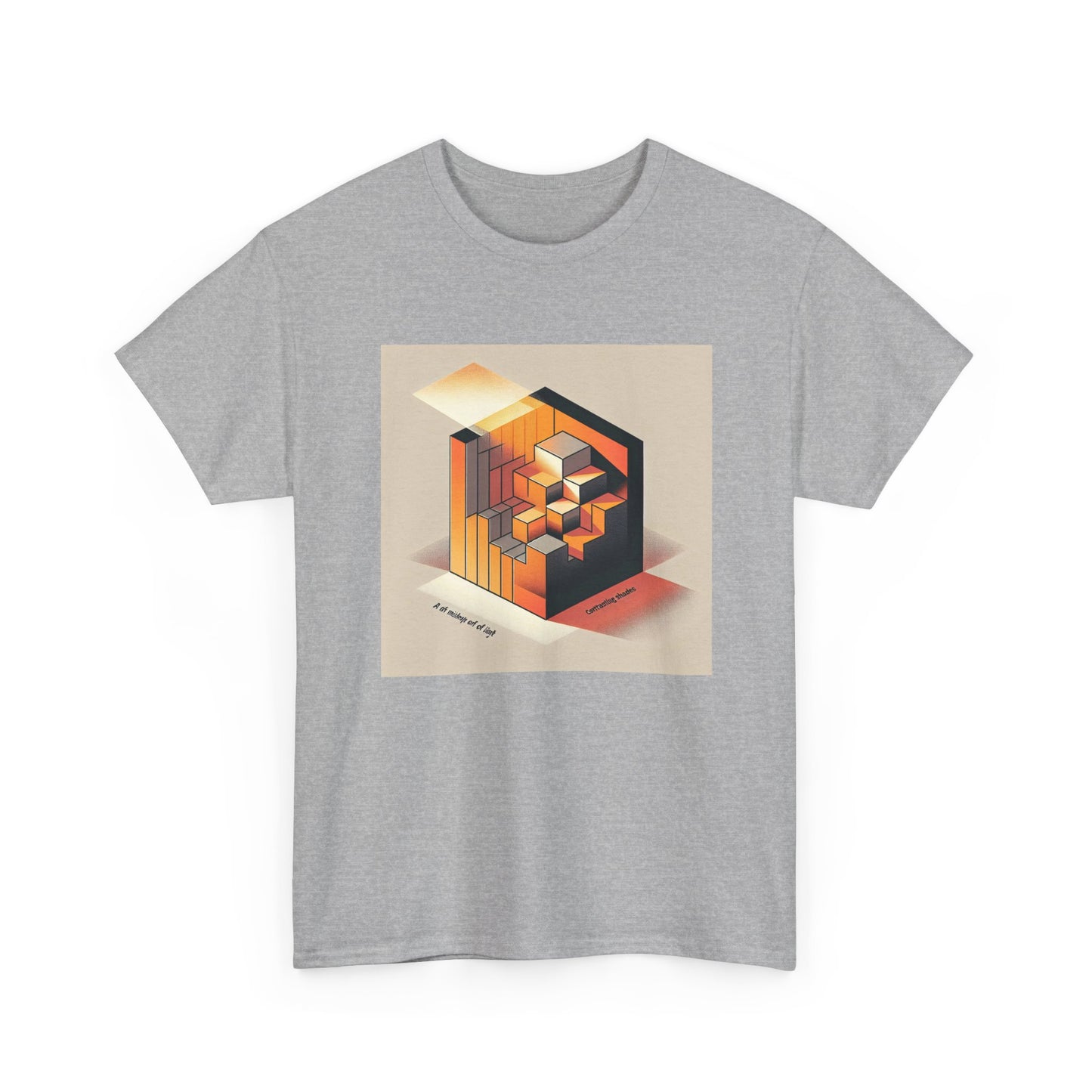 Step Up in Style: 3D Staircase Tee T-Shirt