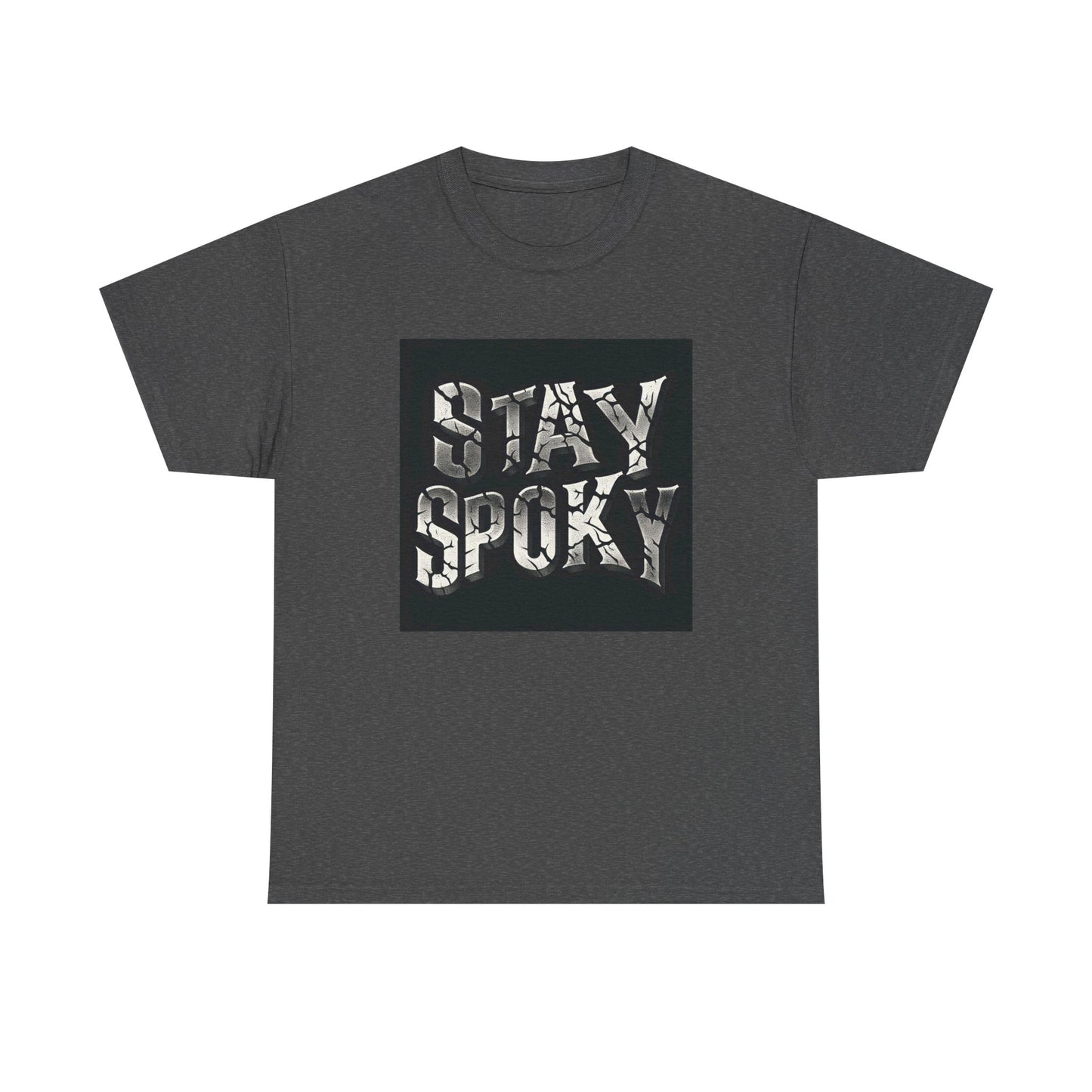 Stay Spooky: Cracked Stone Vibes in Style! T-Shirt