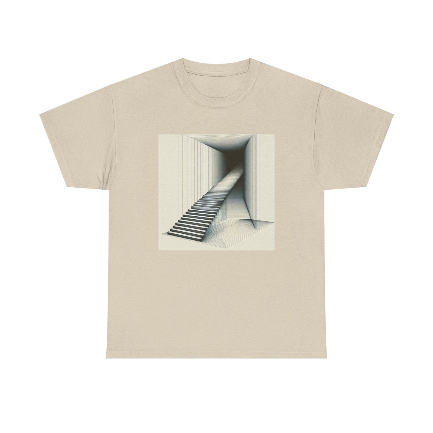 Steps into Shadows: Vector Voyage in Darkness T-Shirt