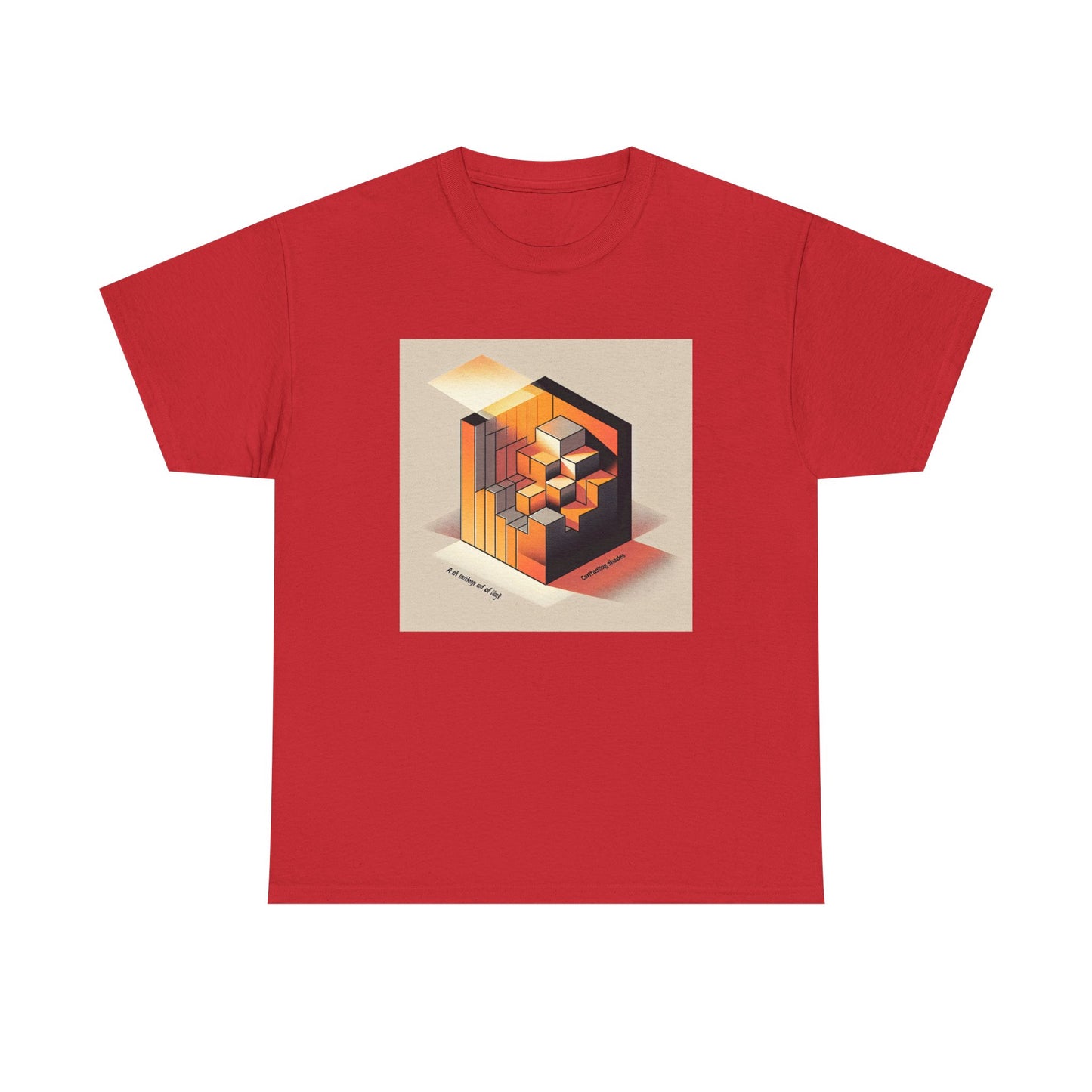 Step Up in Style: 3D Staircase Tee T-Shirt