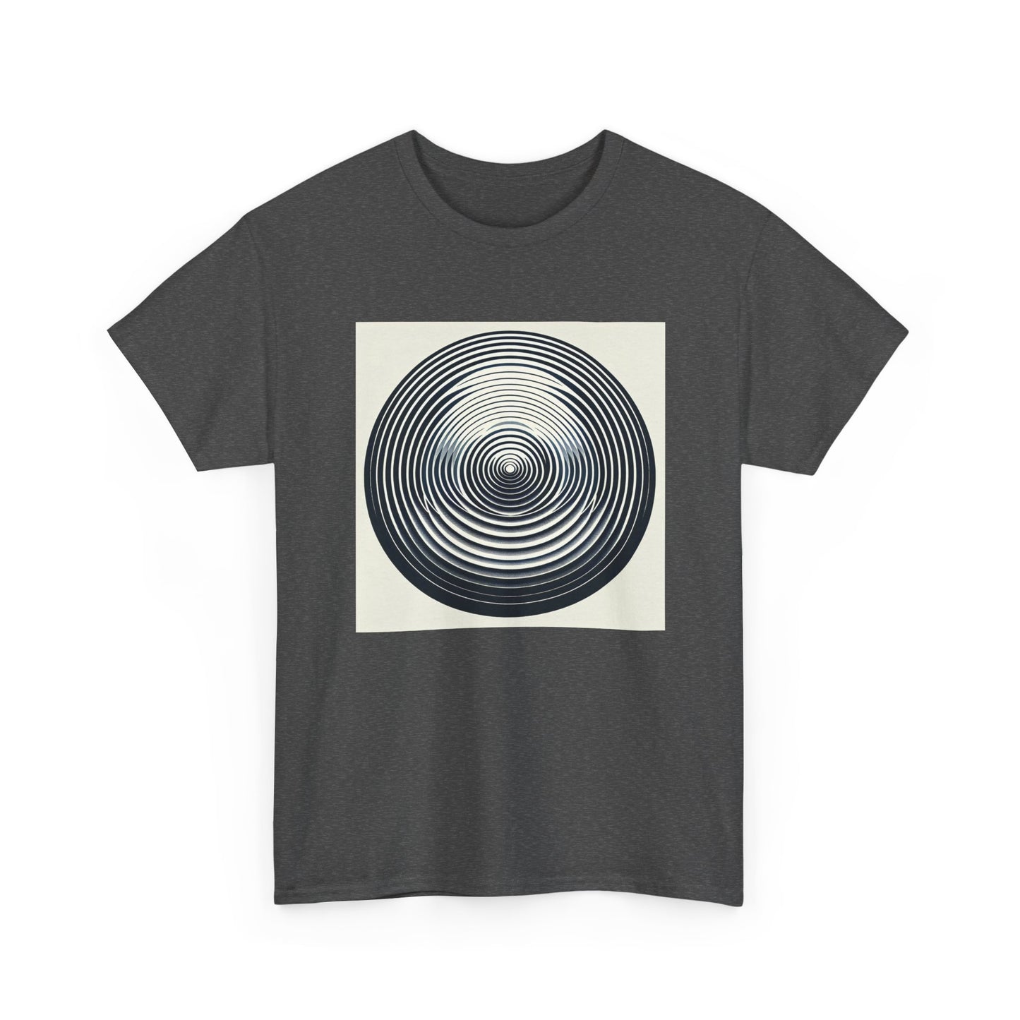 Depth Defying: Dive into the Concentric Illusion T-Shirt