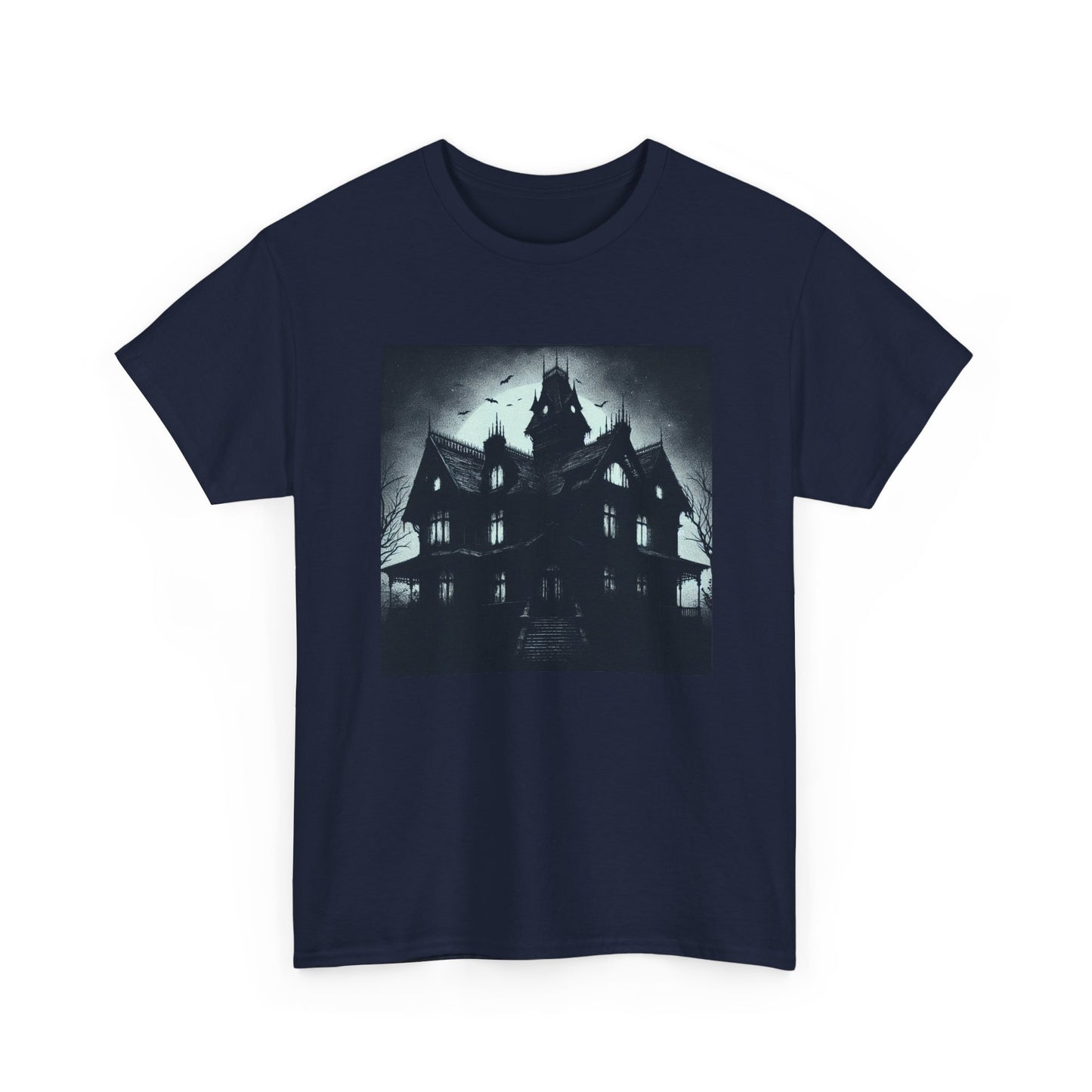 Haunted Glow: Eerie Lights in the Gloom T-Shirt