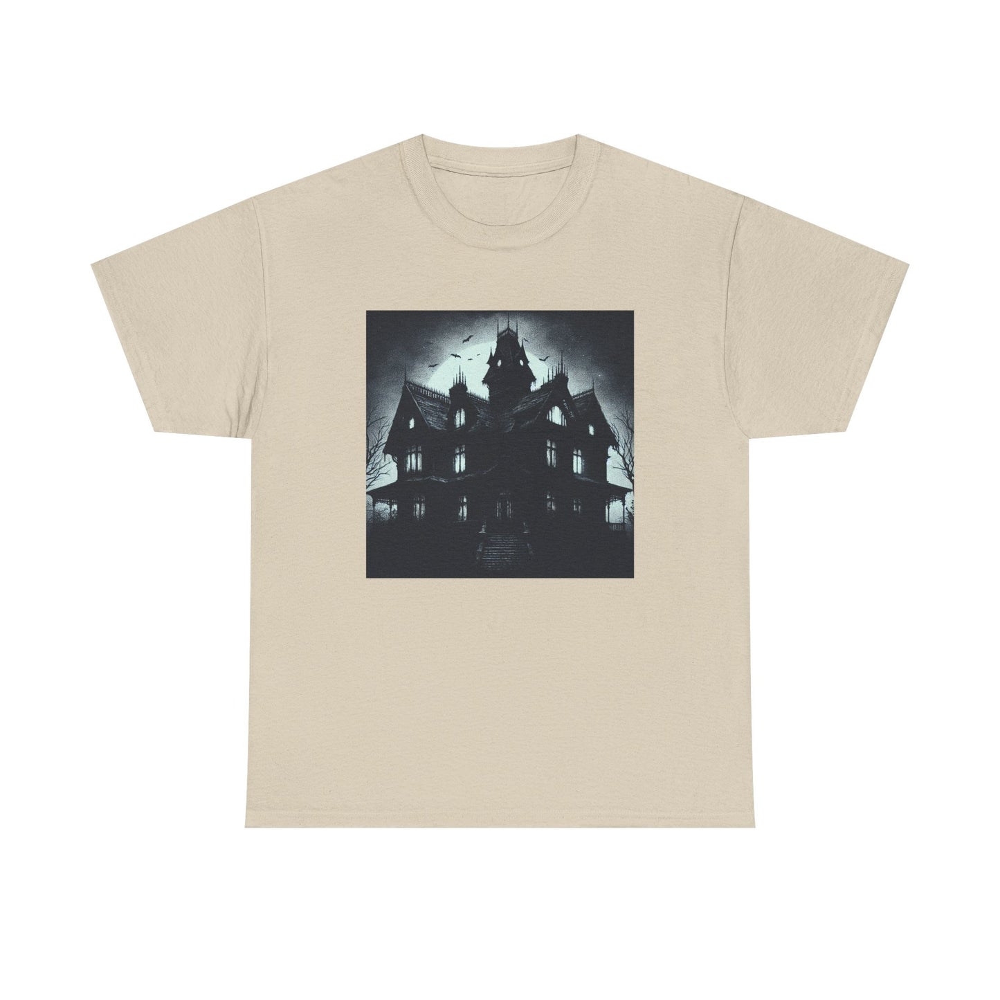 Haunted Glow: Eerie Lights in the Gloom T-Shirt